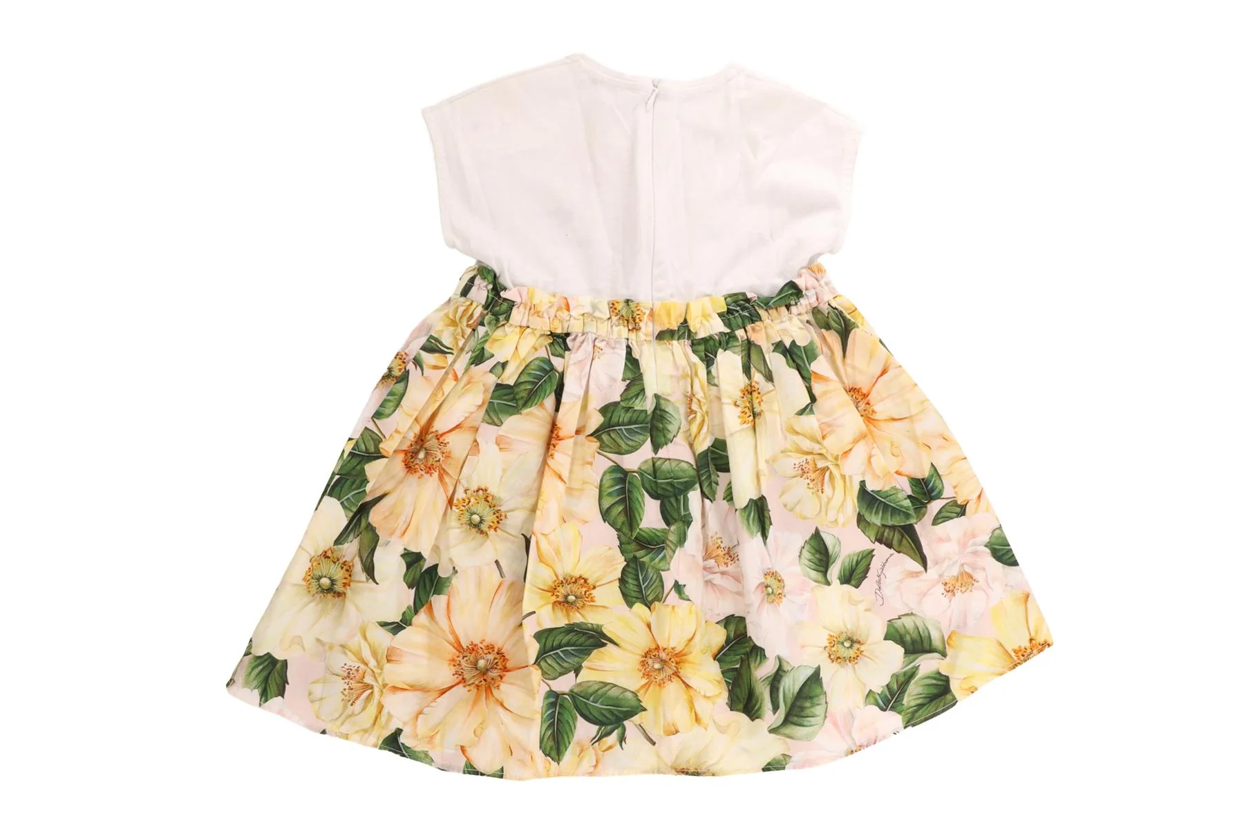 DOLCE & GABBANA YELLOW KIDS GIRLS DRESS 24-30 MONTHS - Image 4