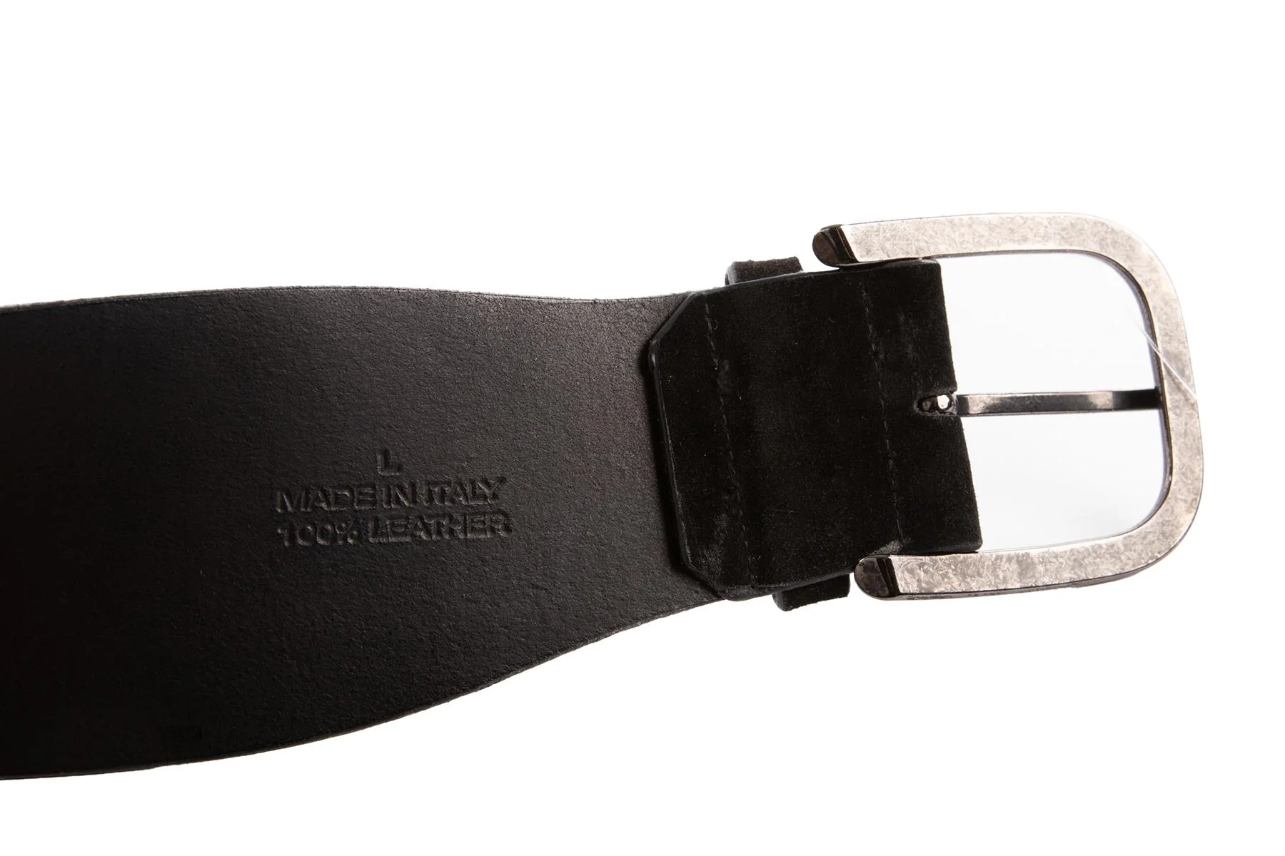 DONNA KARAN BLACK SUEDE WAIST BELT - Image 3