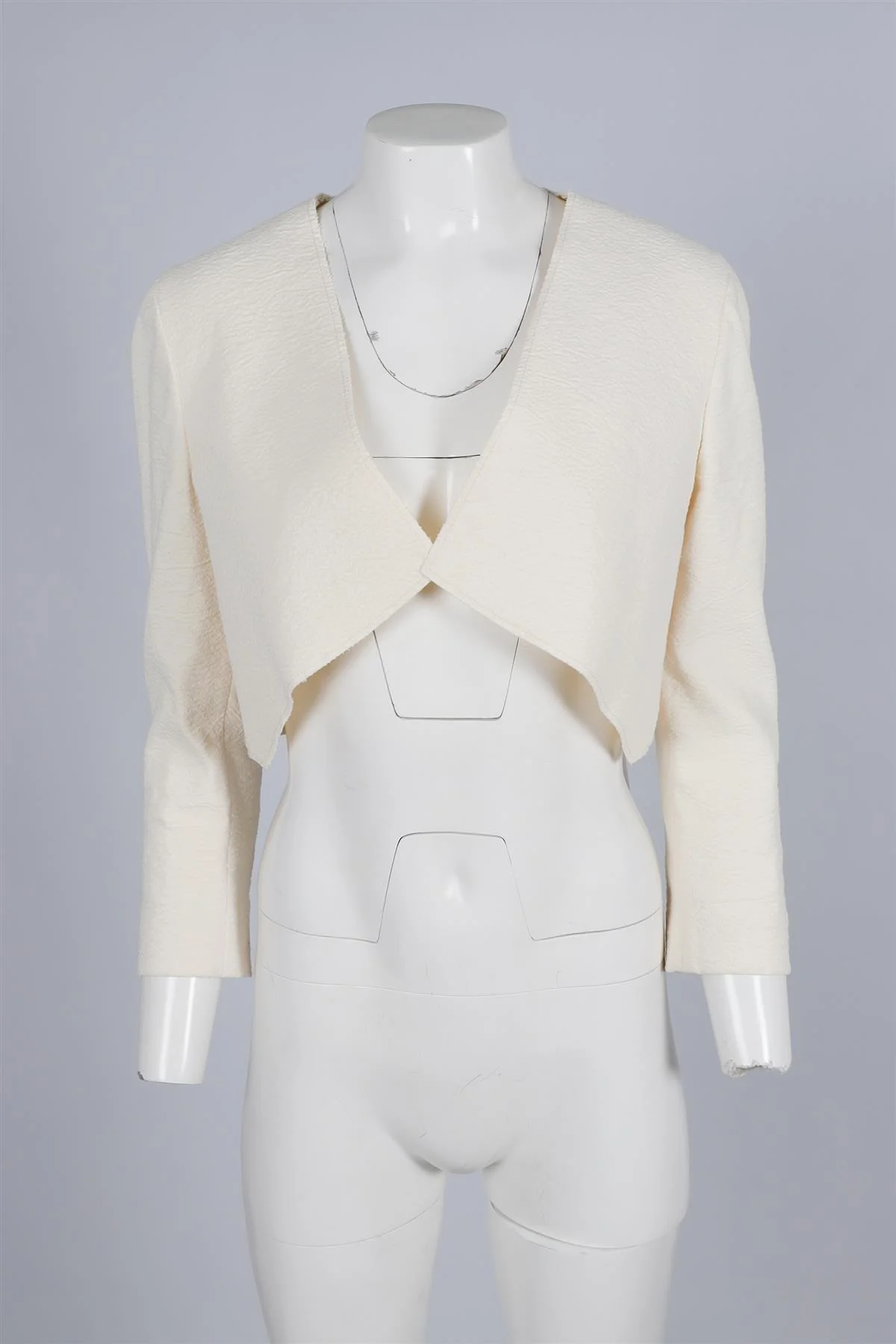 DONNA KARAN CREAM LINEN JACKET US 10 UK 14 - Image 2