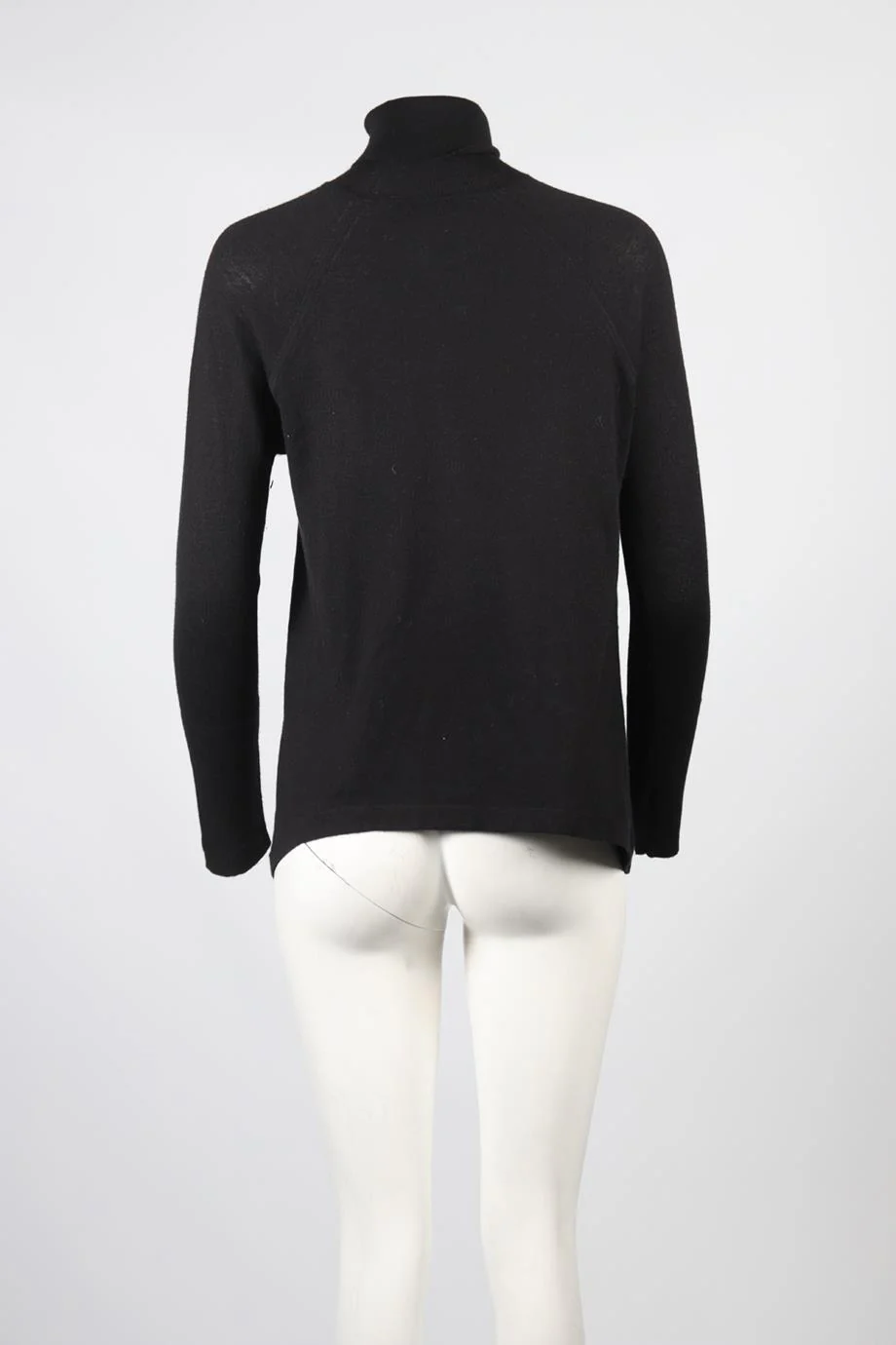 DONNA KAREN CASHMERE ROLL NECK TOP SMALL - Image 4