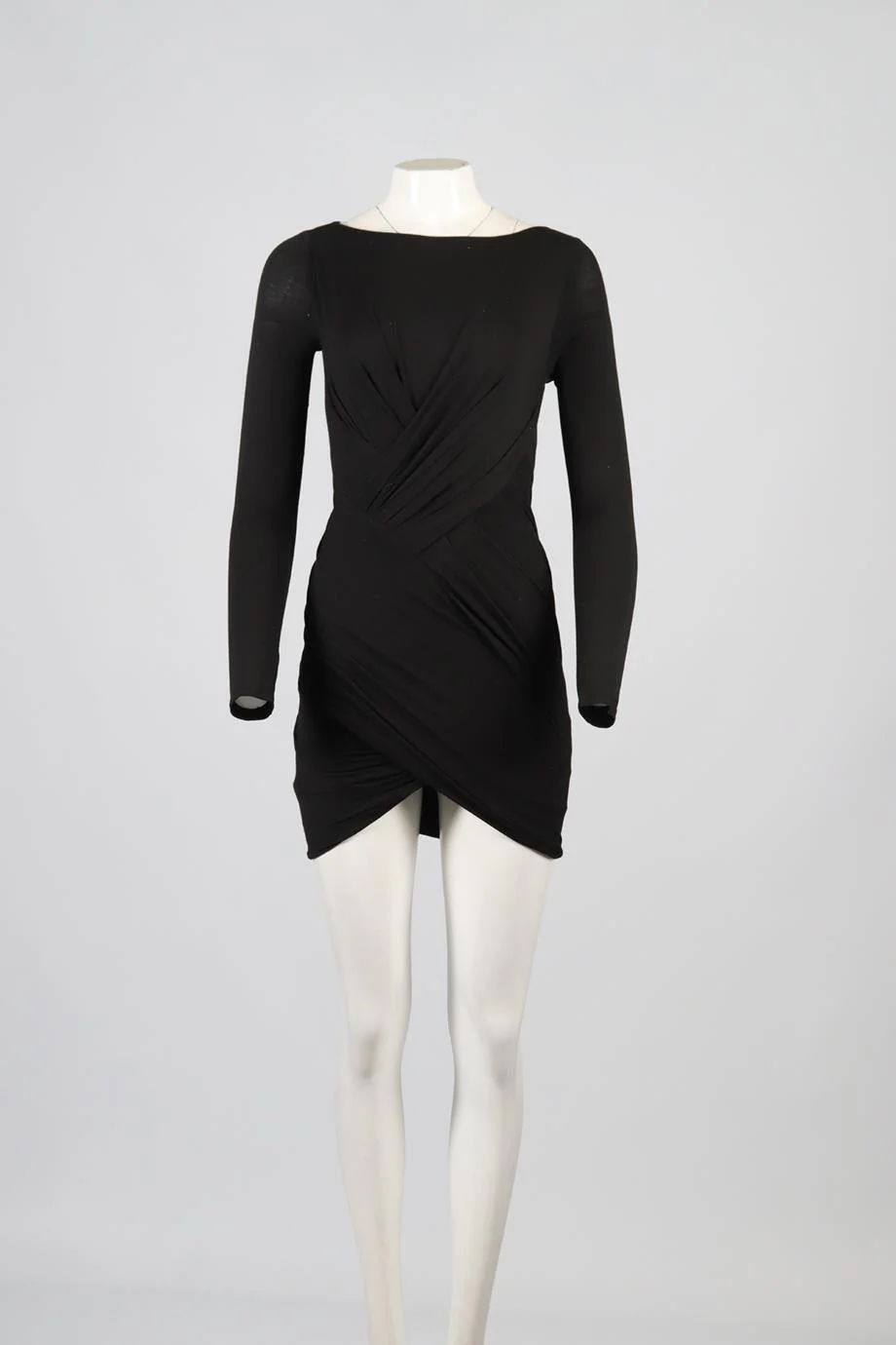 DONNA KAREN JERSEY MINI DRESS SMALL - Image 2