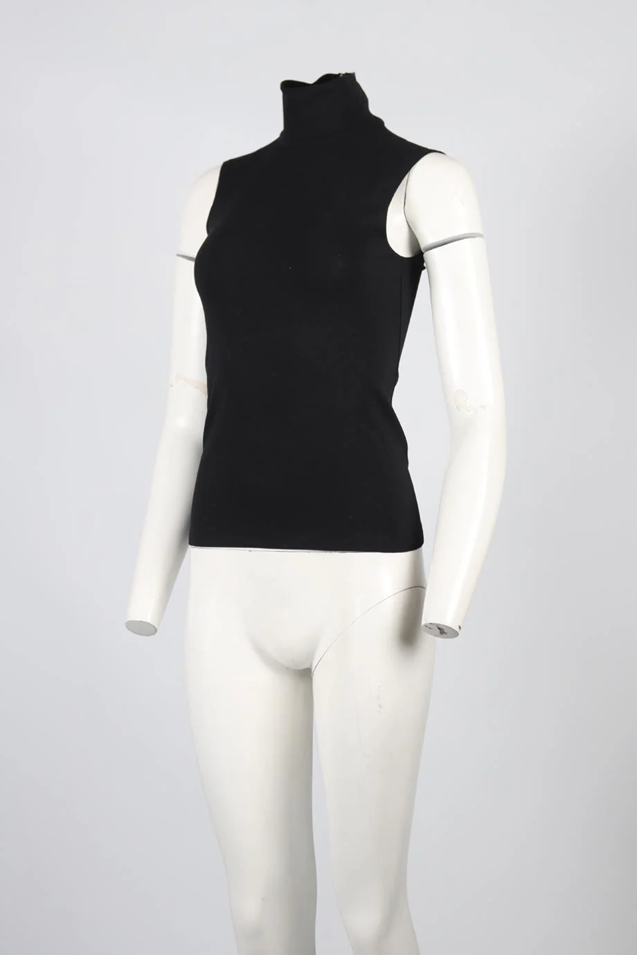 DONNA KAREN WOOL BLEND TURTLENECK TOP SMALL - Image 3