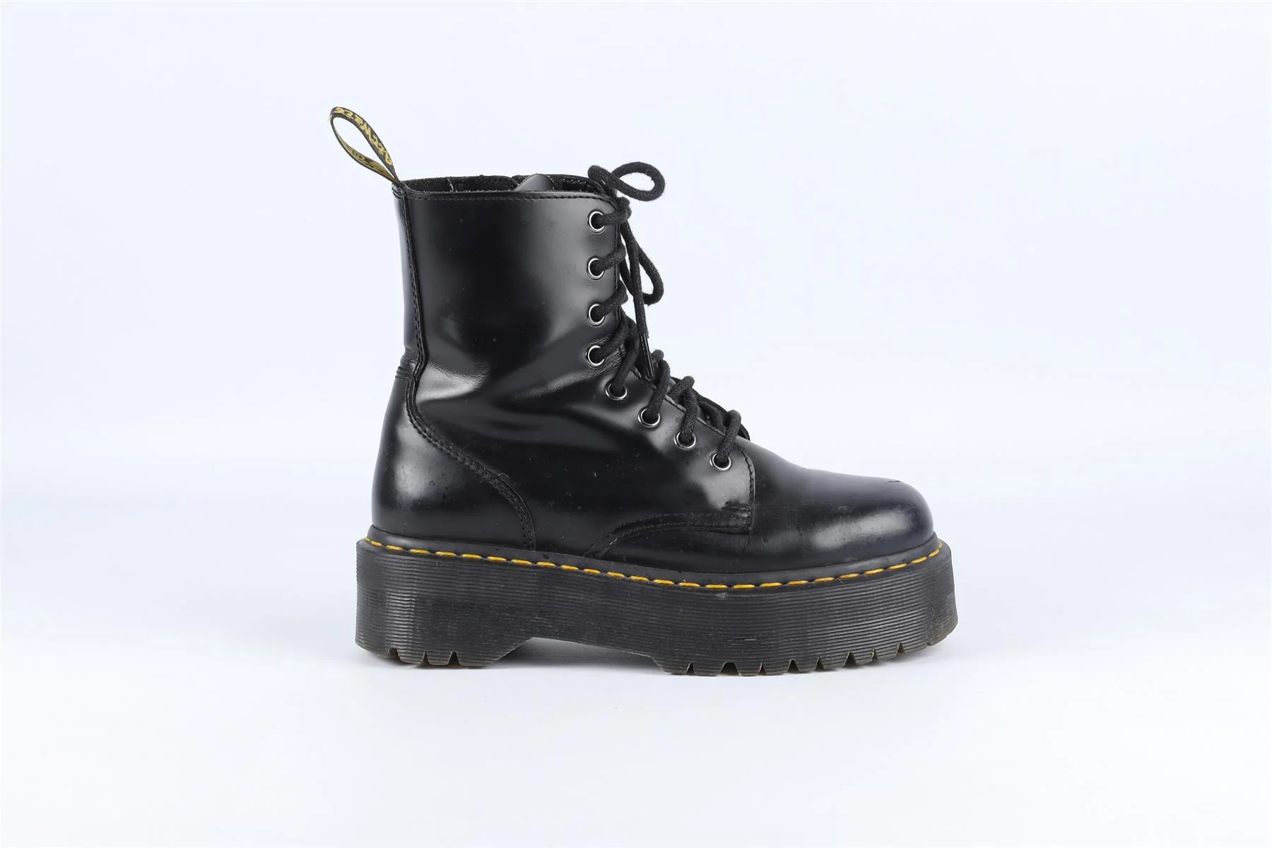 DR MARTENS BLACK LEATHER ANKLE BOOTS UK 5 EU 38 US 7 - Image 2