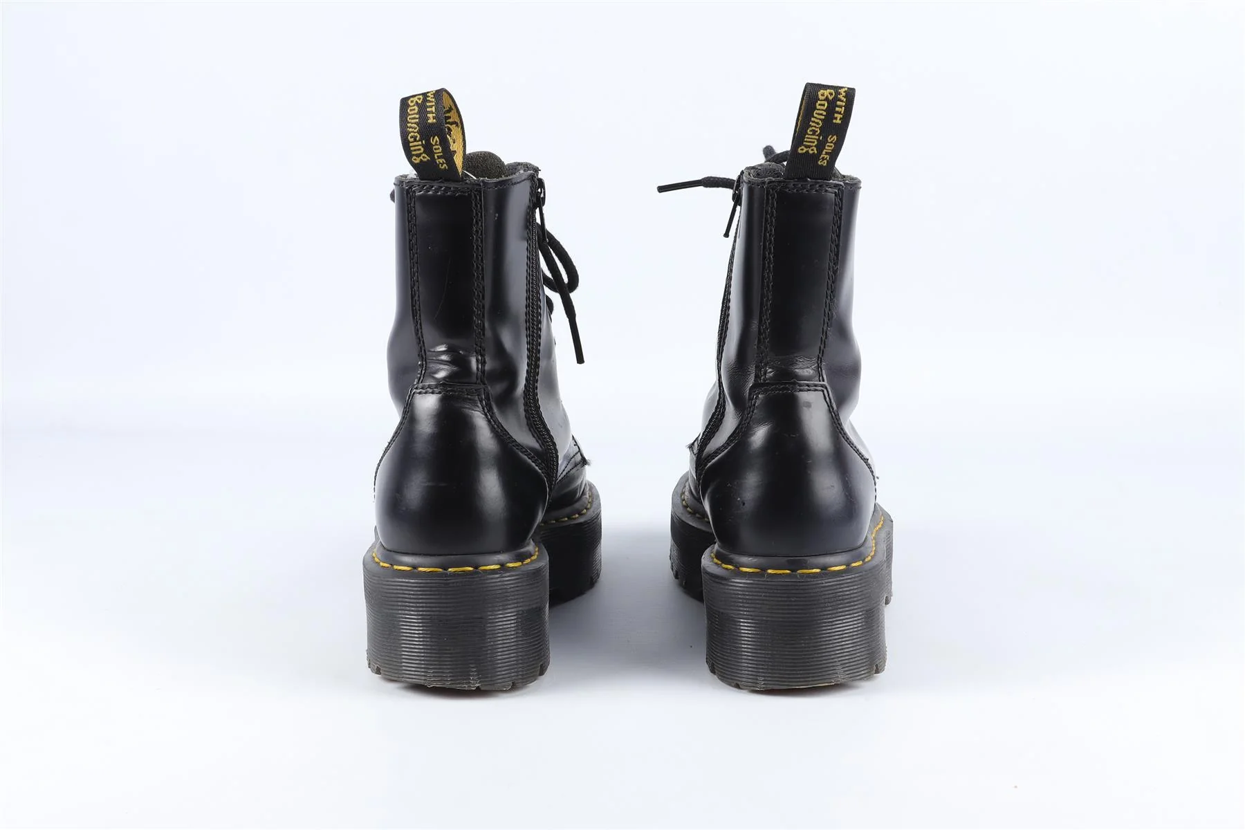 DR MARTENS BLACK LEATHER ANKLE BOOTS UK 5 EU 38 US 7 - Image 5
