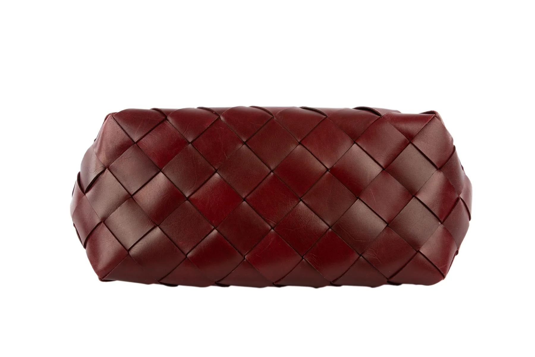 DRAGON DIFFUSION + THE MUSE BURGUNDY LEATHER SHOULDER BAG - Image 7
