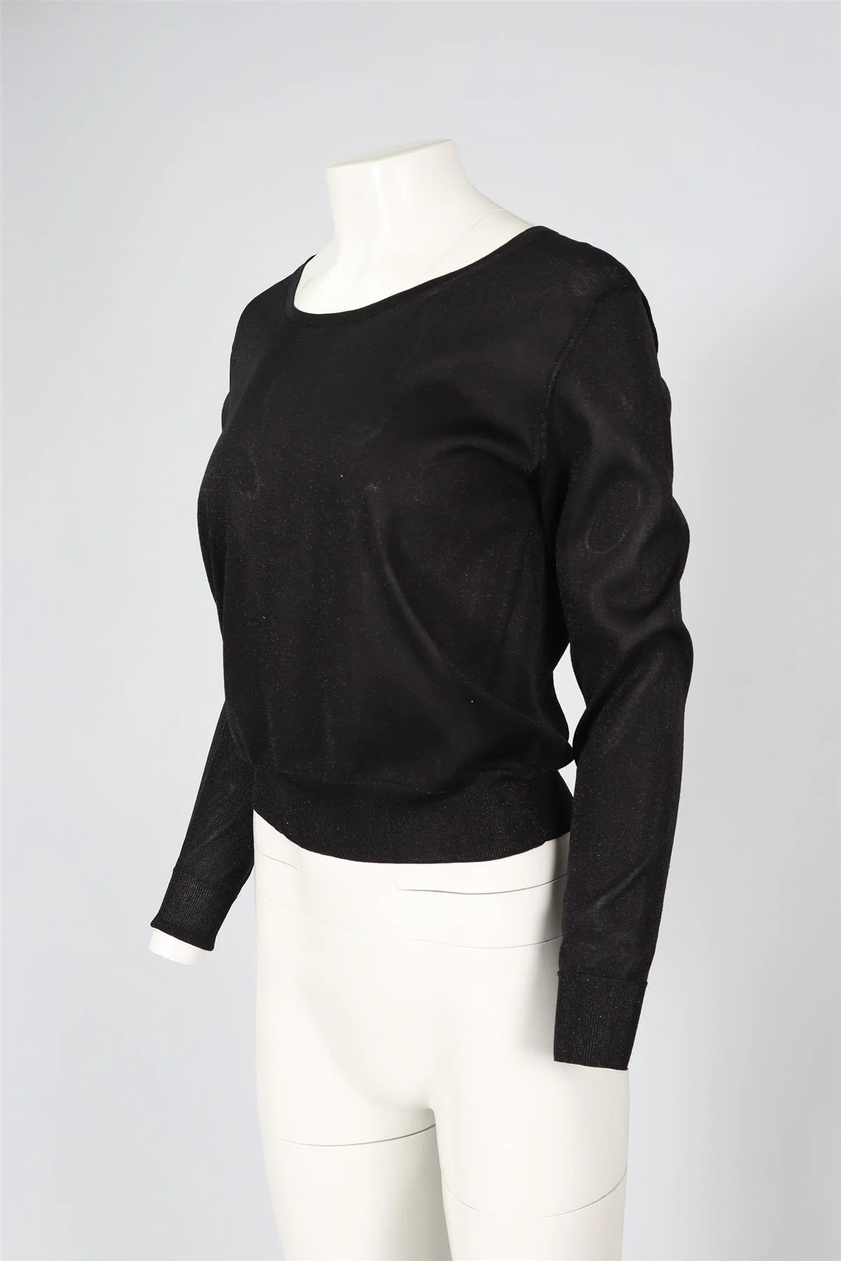 DRIES VAN NOTEN BLACK KNIT SWEATER SMALL - Image 3