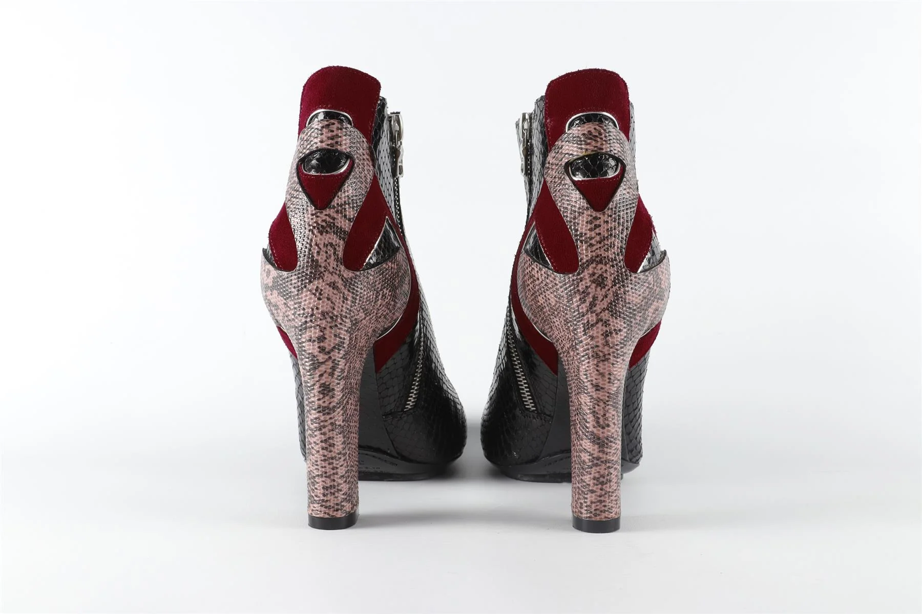 DRIES VAN NOTEN BLACK LEATHER ANKLE BOOTS EU 39 UK 6 US 9 - Image 5