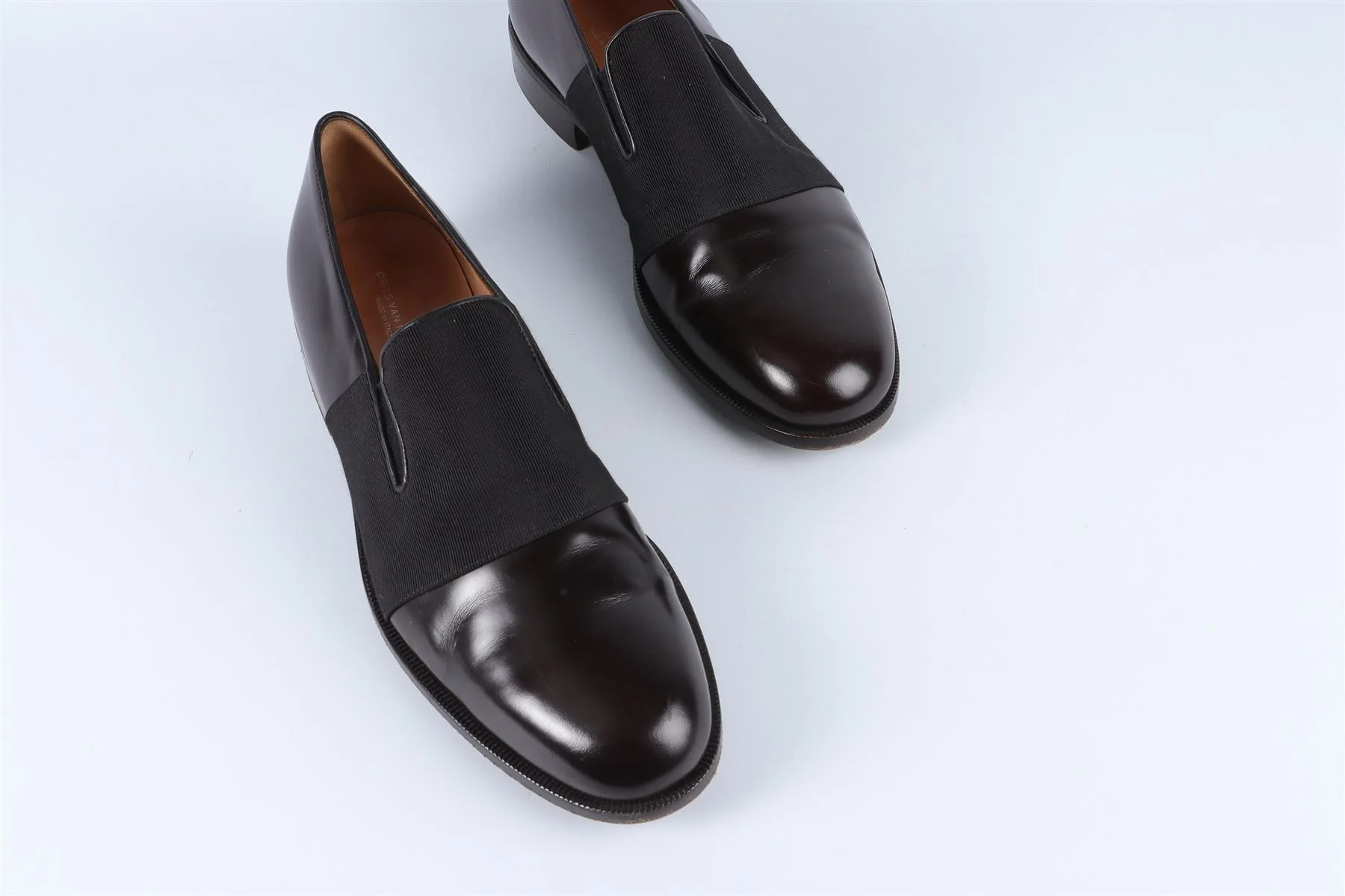 DRIES VAN NOTEN BROWN MEN'S LEATHER LOAFERS EU 43 UK 9 US 10 - Image 4