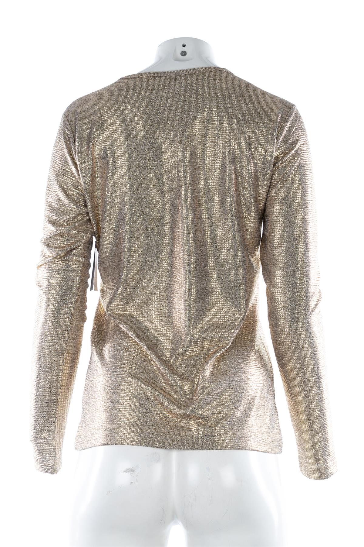 DRIES VAN NOTEN GOLD KNIT TOP SMALL - Image 3