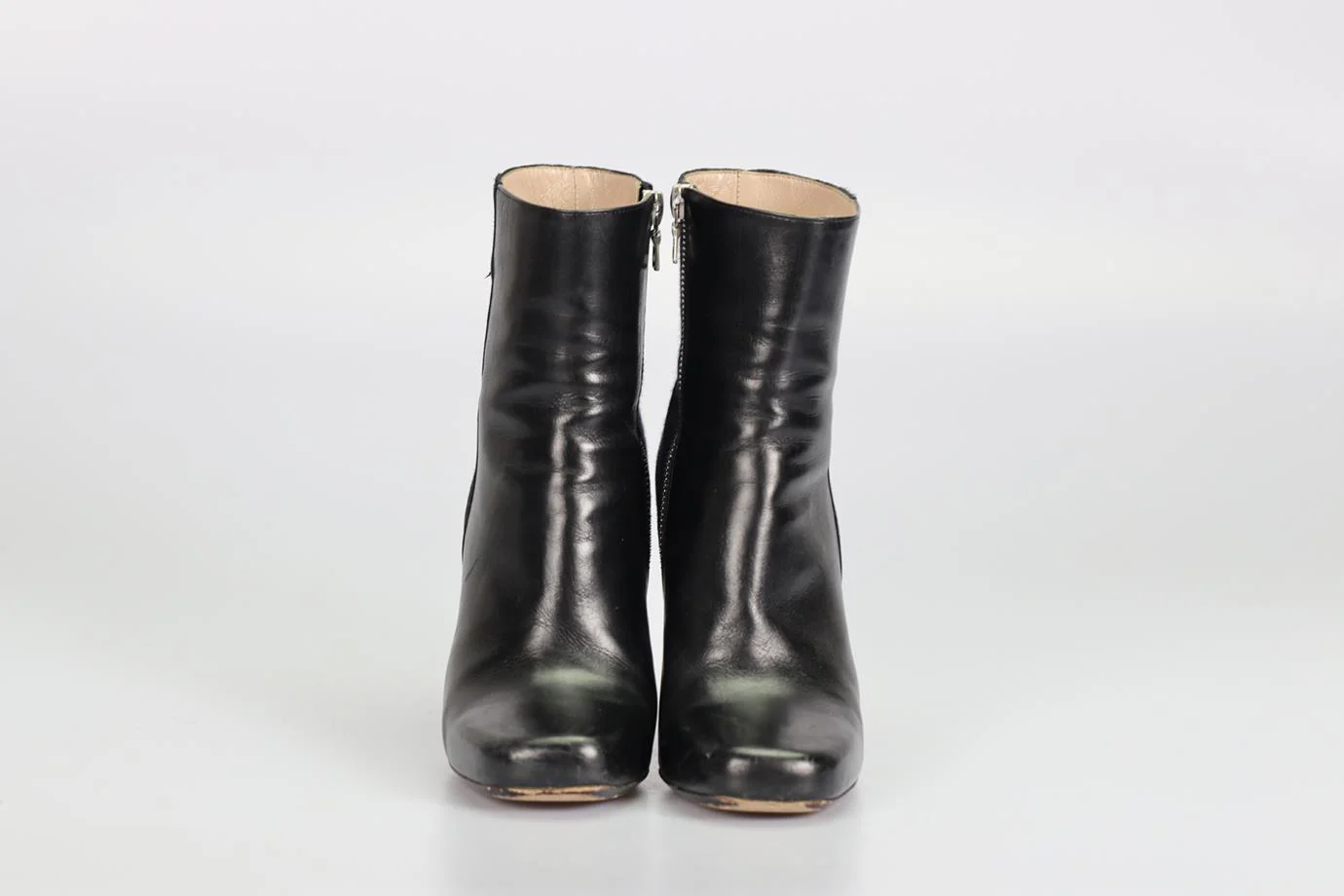 DRIES VAN NOTEN LEATHER ANKLE BOOTS EU 36.5 UK 3.5 US 6.5 - Image 3