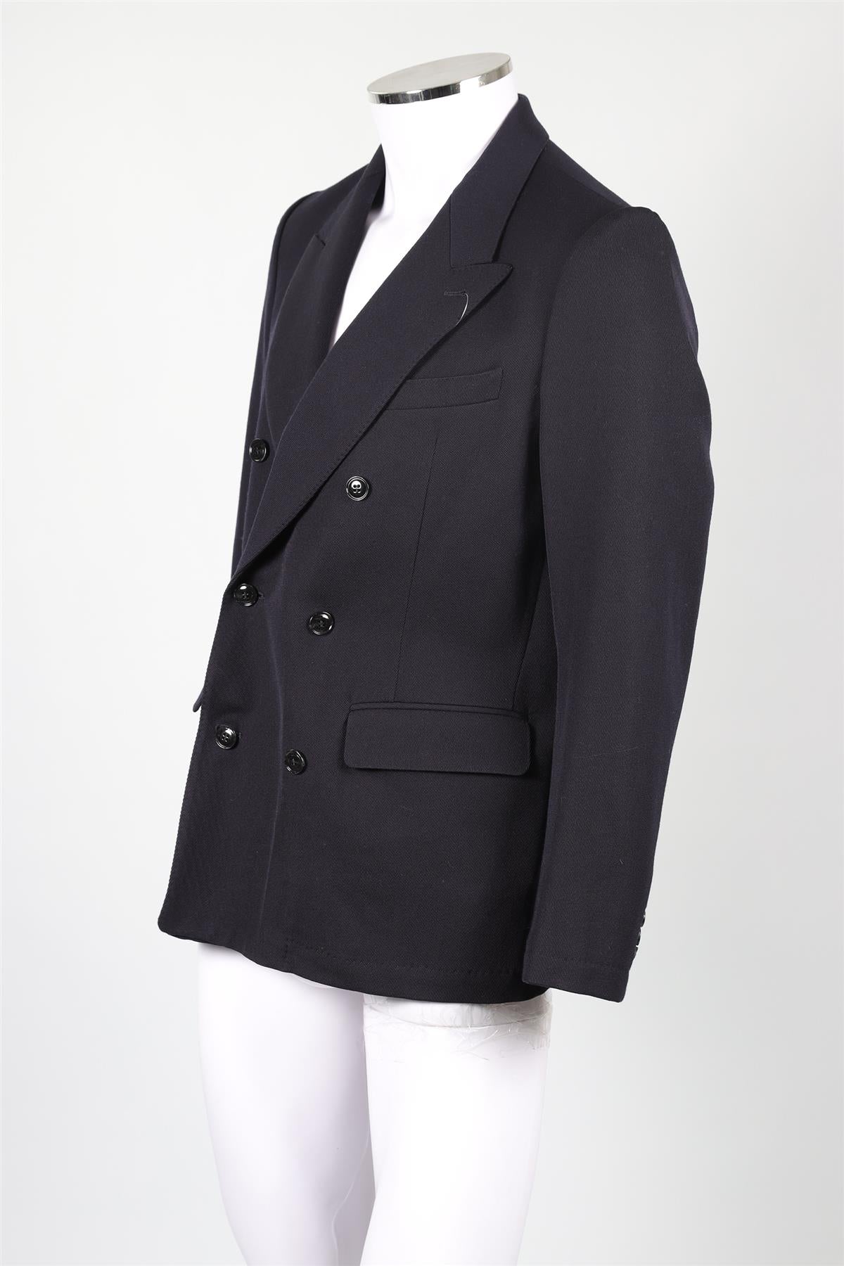 DRIES VAN NOTEN NAVY MEN'S WOOL BLAZER IT 50 UK/US CHEST 40 - Image 3