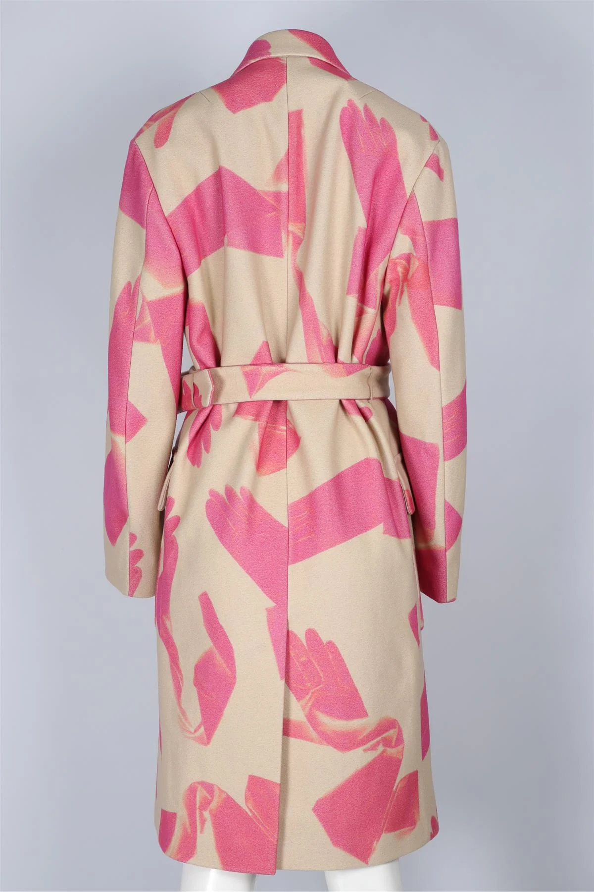 DRIES VAN NOTEN PINK 2021 WOOL COAT XSMALL - Image 4