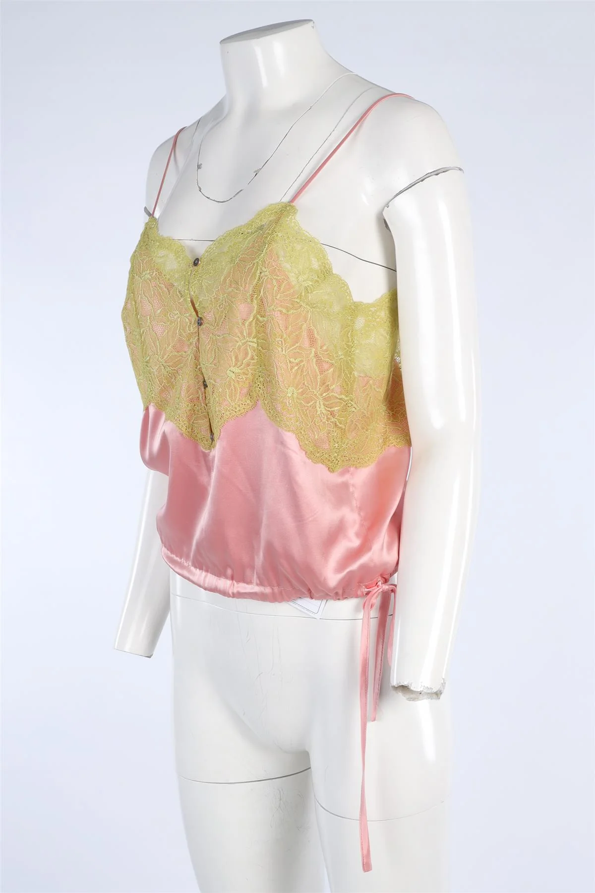 DRIES VAN NOTEN PINK SILK TOP FR 36 UK 8 - Image 3