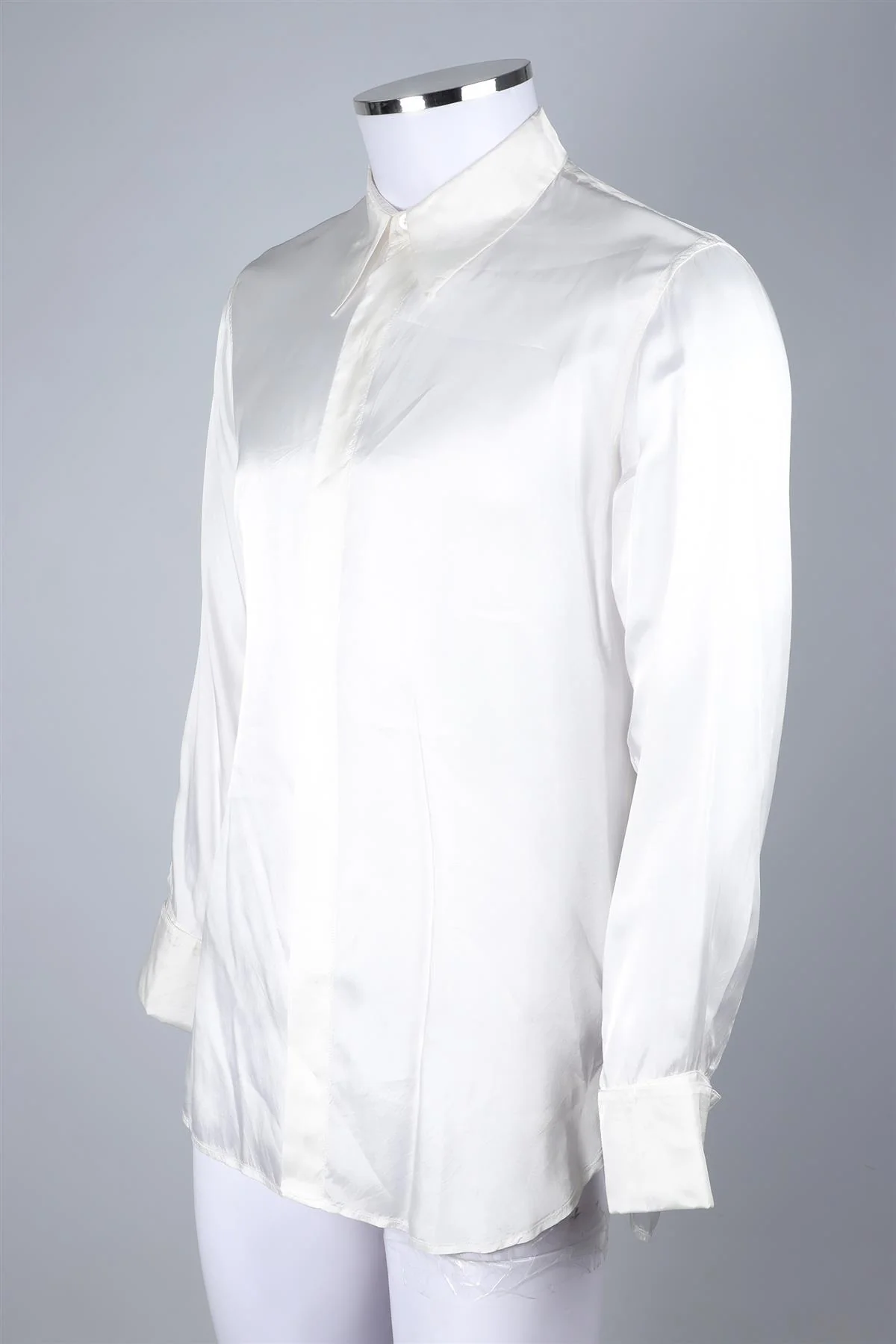 DRIES VAN NOTEN WHITE MEN'S TWILL SHIRT IT 46 UK/US CHEST 36 - Image 3