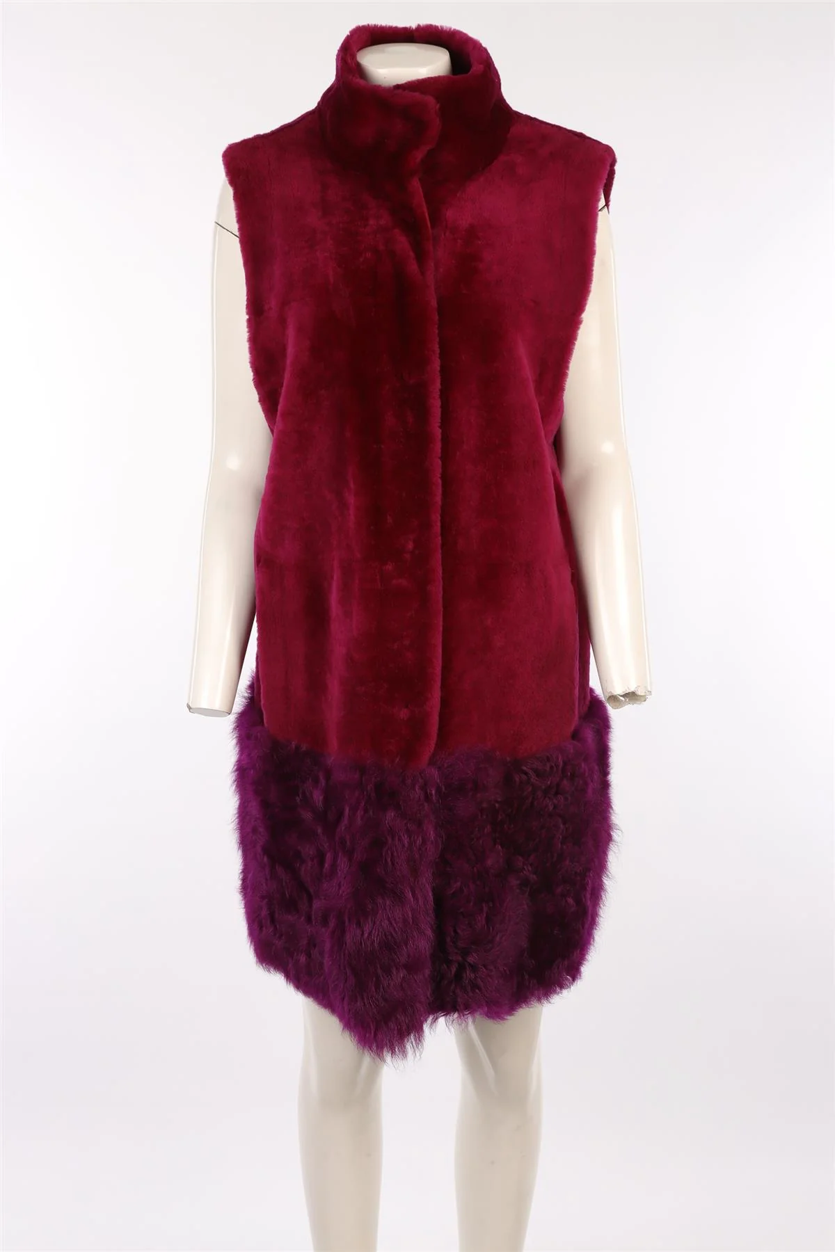 DROME PINK SHEARLING GILET LARGE - Image 2