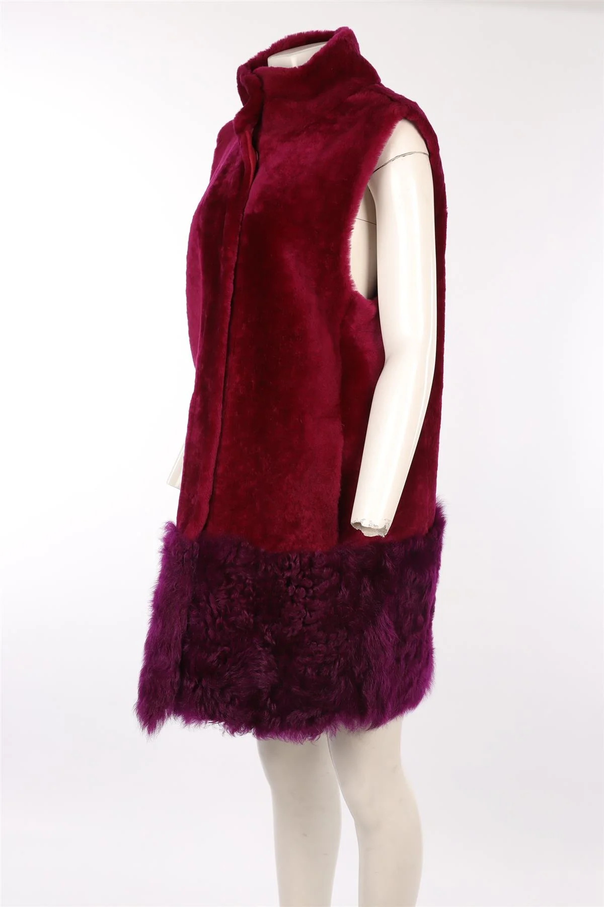 DROME PINK SHEARLING GILET LARGE - Image 3