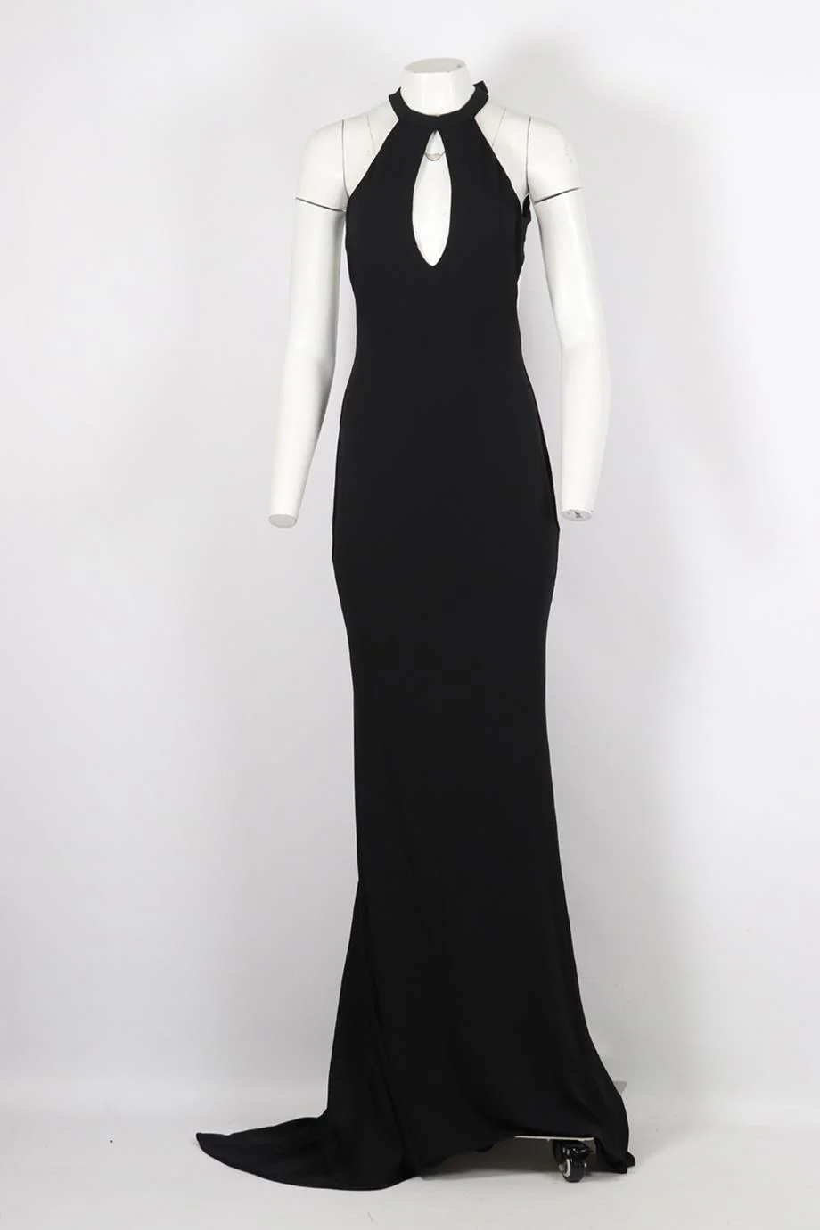 DSQUARED CUT OUT JERSEY MAXI DRESS LARGE - Image 2