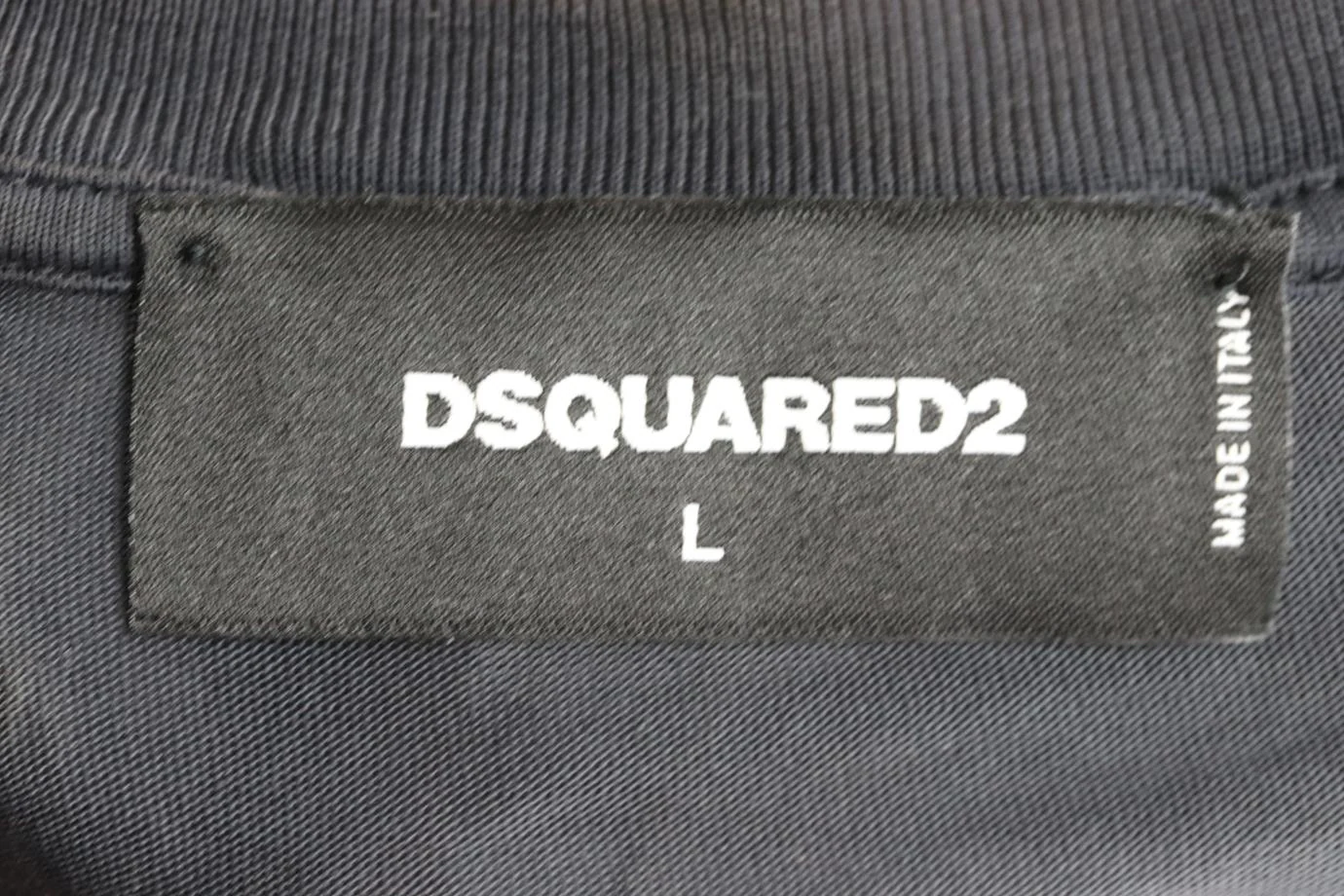 DSQUARED2 MEN'S PRINTED COTTON JERSEY T-SHIRT LARGE - Image 4