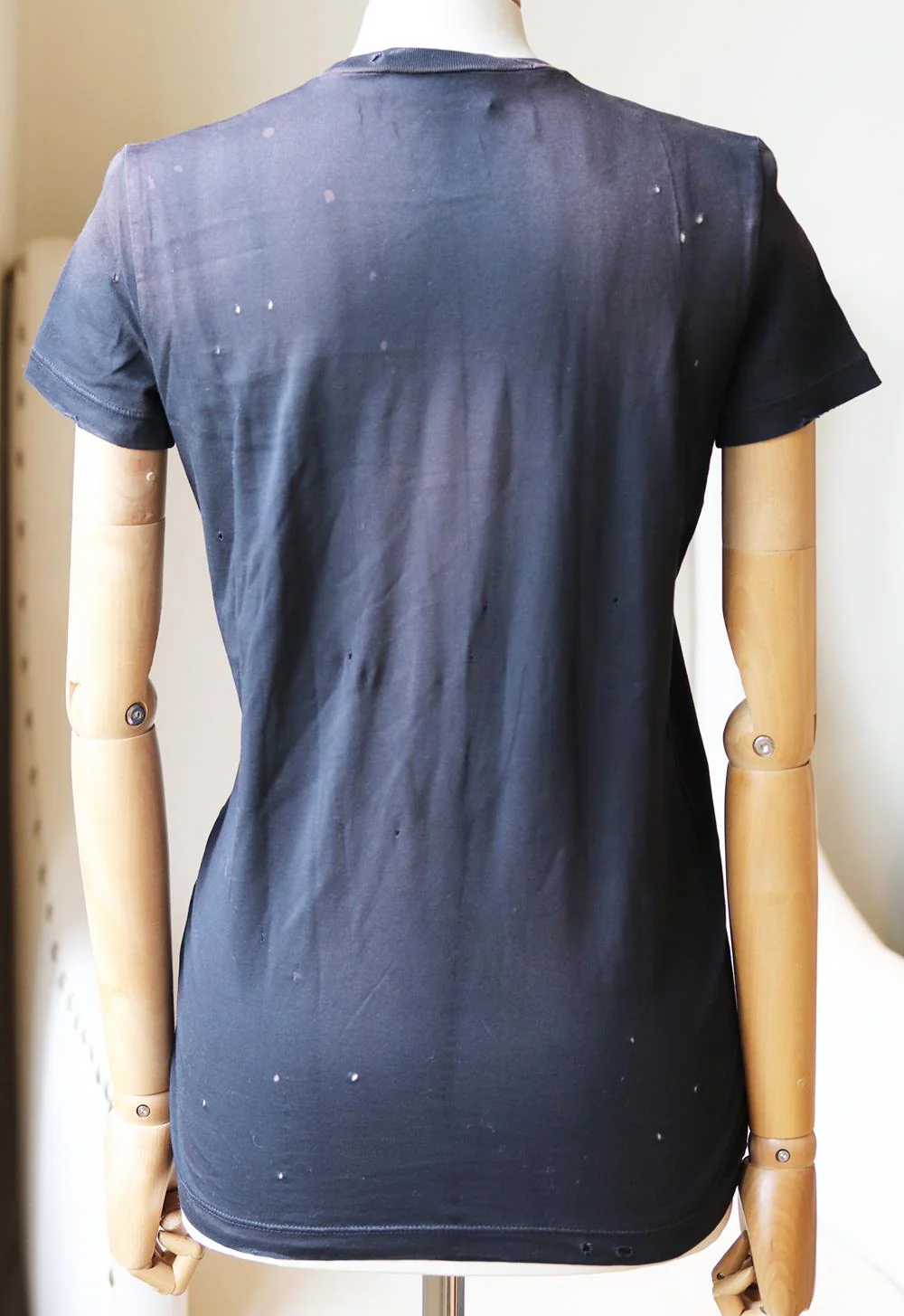 DSQUARED2 PRINTED COTTON JERSEY T-SHIRT SMALL - Image 4
