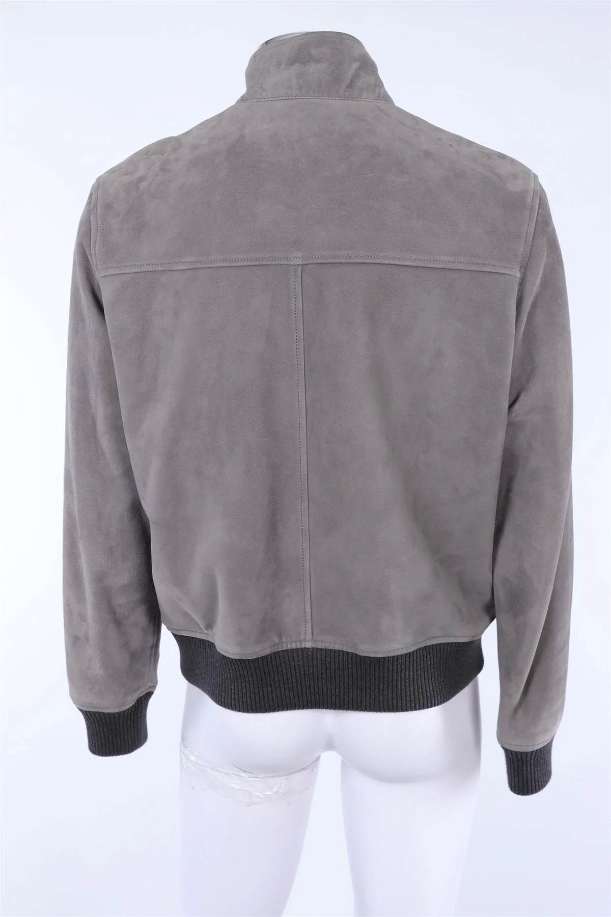 DUNHILL GREY MEN'S SUEDE JACKET MEDIUM - Image 4