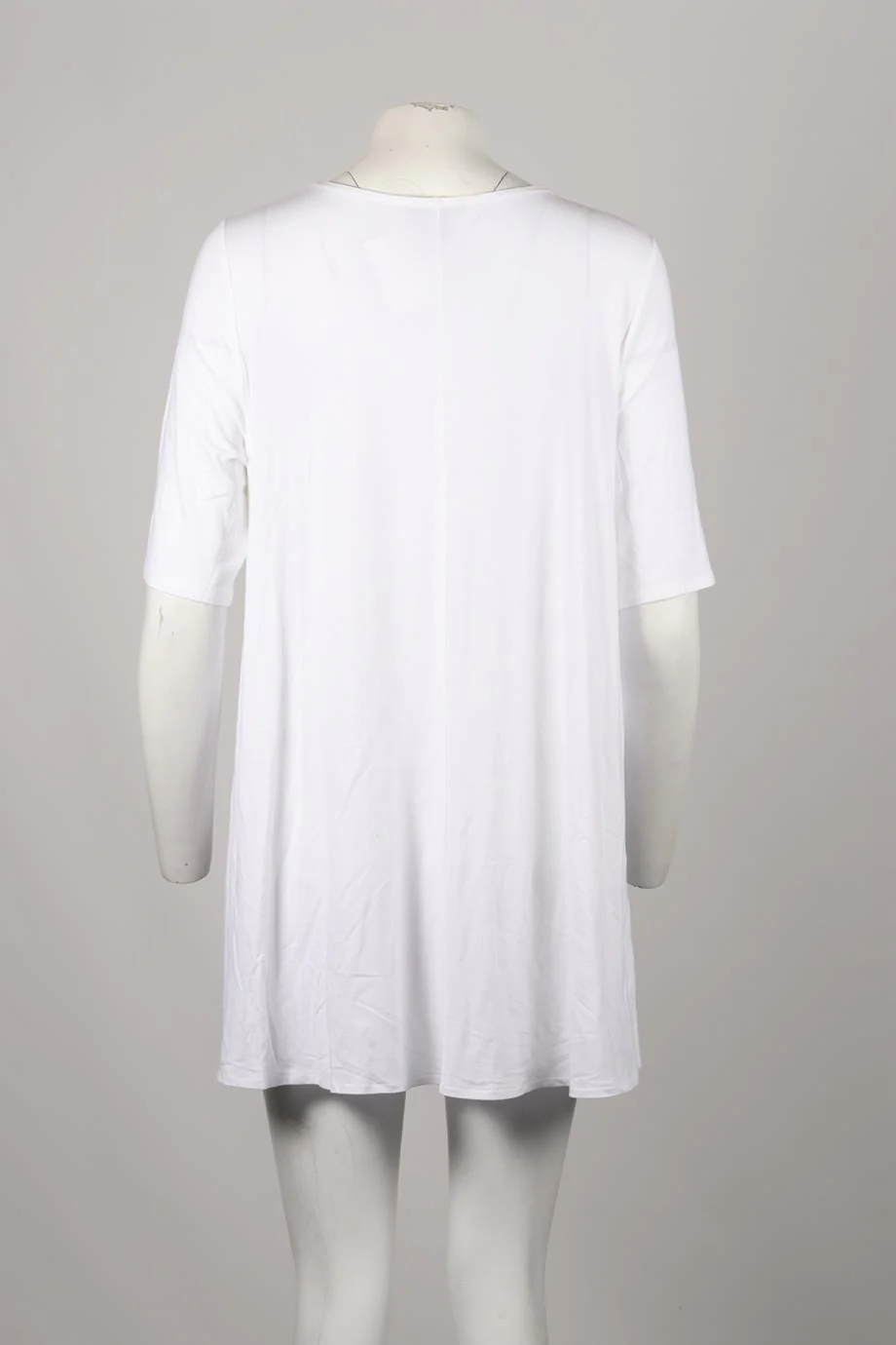 EILEEN FISHER KNIT MINI DRESS LARGE - Image 4