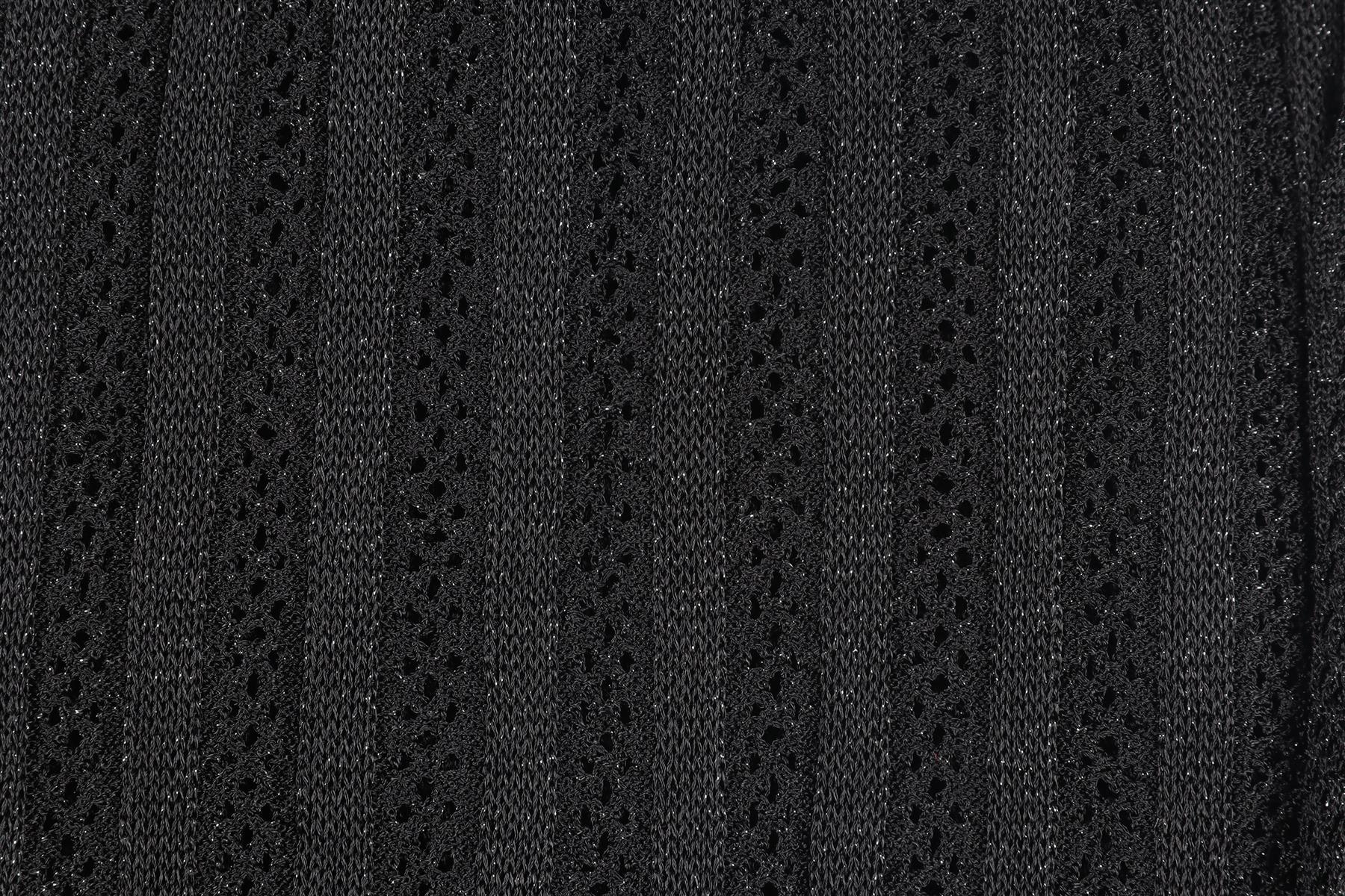 ELIE SAAB BLACK KNIT SCARF - Image 4