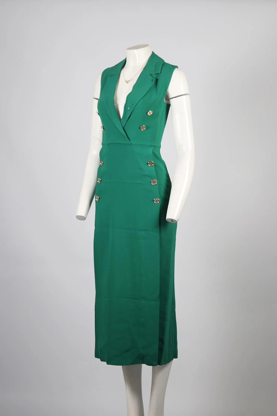 ELIE SAAB CREPE MAXI DRESS FR 36 UK 8 - Image 3