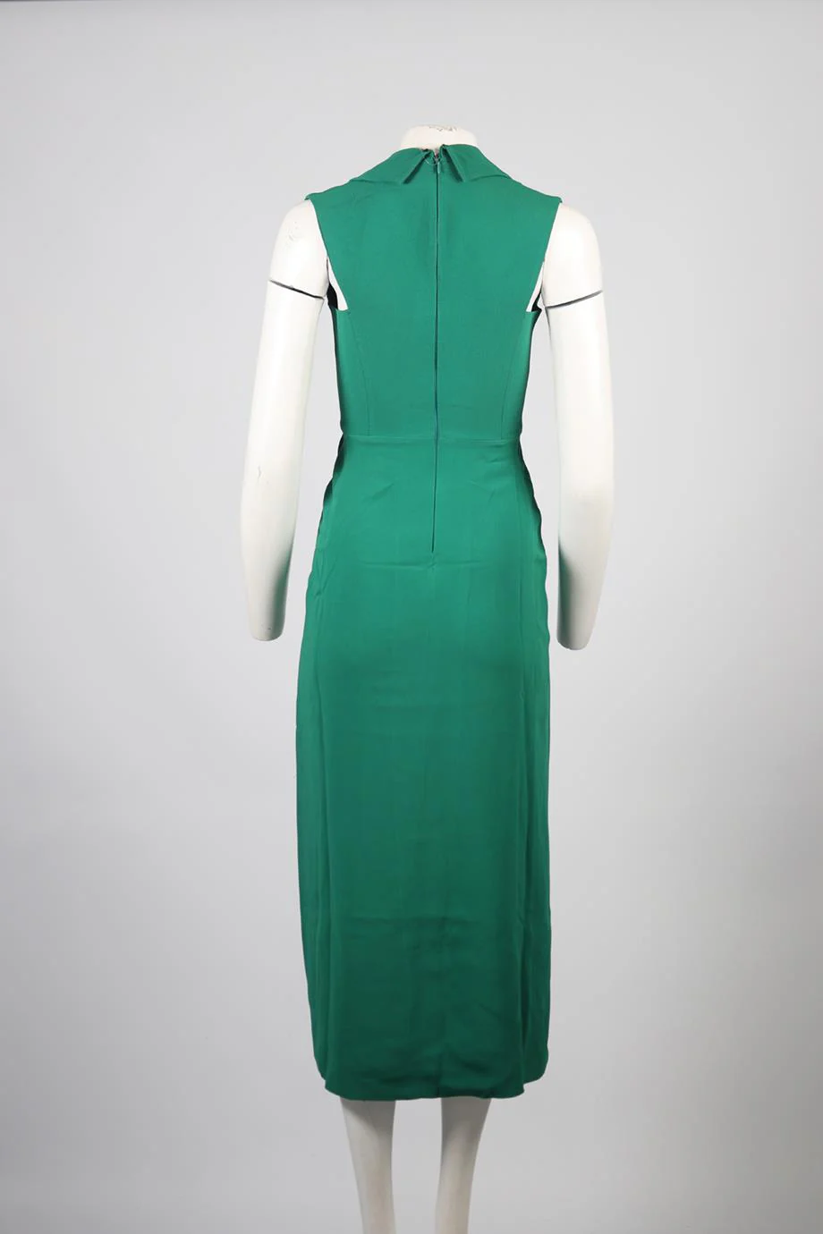 ELIE SAAB CREPE MAXI DRESS FR 36 UK 8 - Image 4