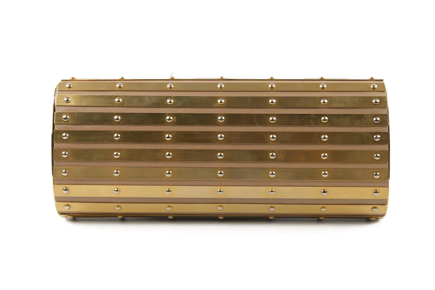 ELIE SAAB GOLD METAL CLUTCH - Image 6