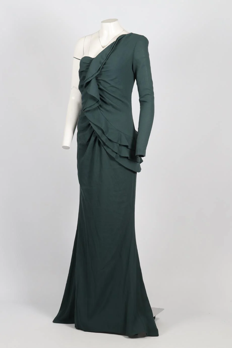 ELIE SAAB SILK BLEND MAXI DRESS FR 38 UK 10 - Image 3