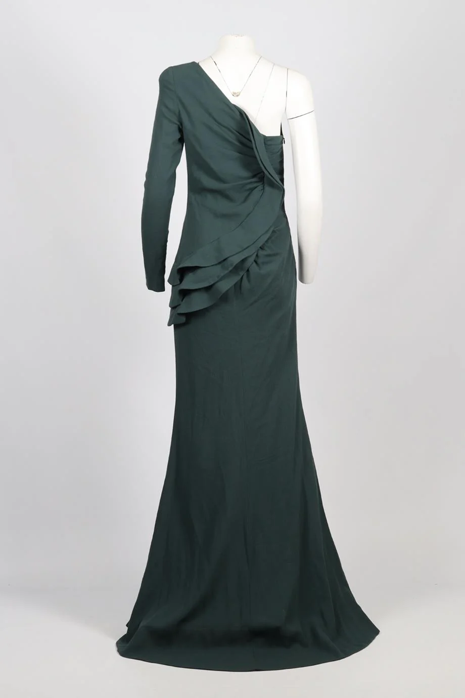ELIE SAAB SILK BLEND MAXI DRESS FR 38 UK 10 - Image 4