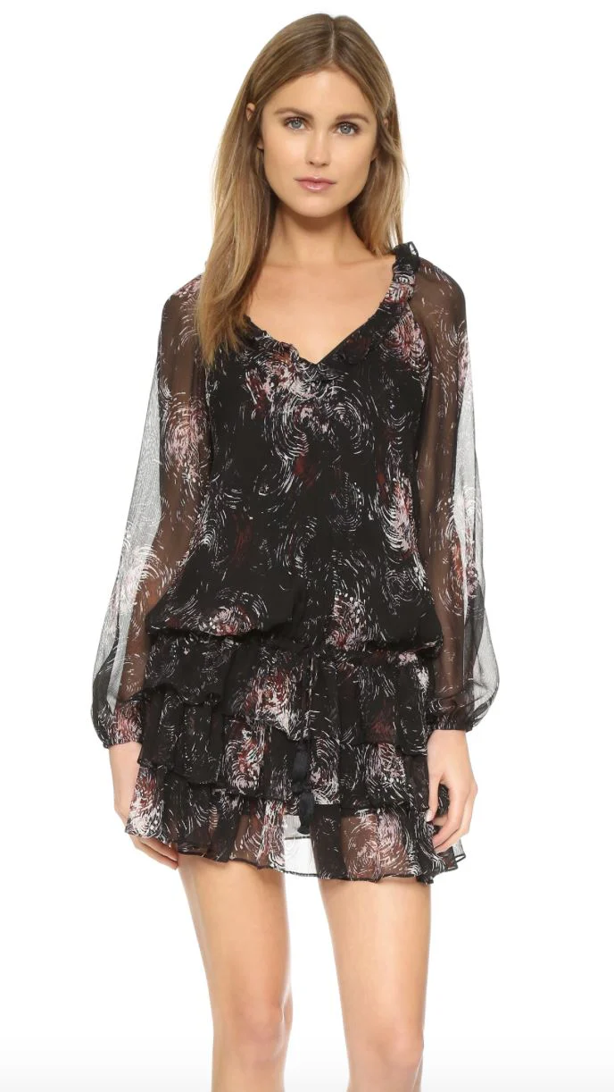 ELIZABETH AND JAMES BEATRIZA SILK MINI DRESS MEDIUM - Image 7