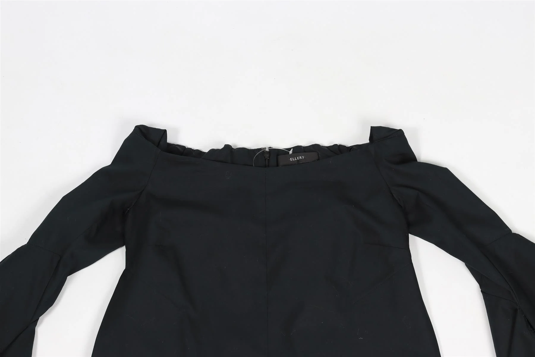 ELLERY BLACK COTTON TOP UK 6 - Image 3