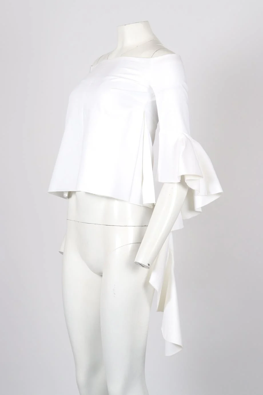 ELLERY OFF THE SHOULDER COTTON TOP IT 38 UK 6 - Image 3