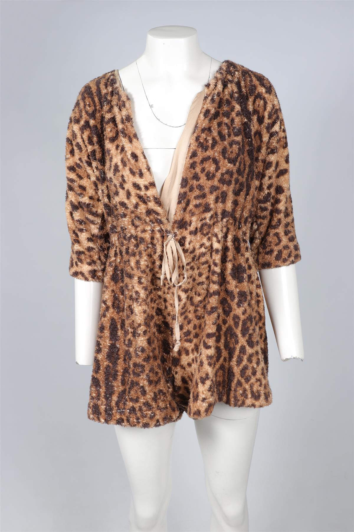 EMILIA WICKSTEAD BROWN TERRY PLAYSUIT XSMALL - Image 2