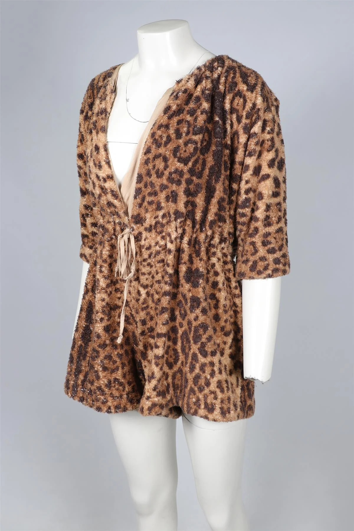 EMILIA WICKSTEAD BROWN TERRY PLAYSUIT XSMALL - Image 3