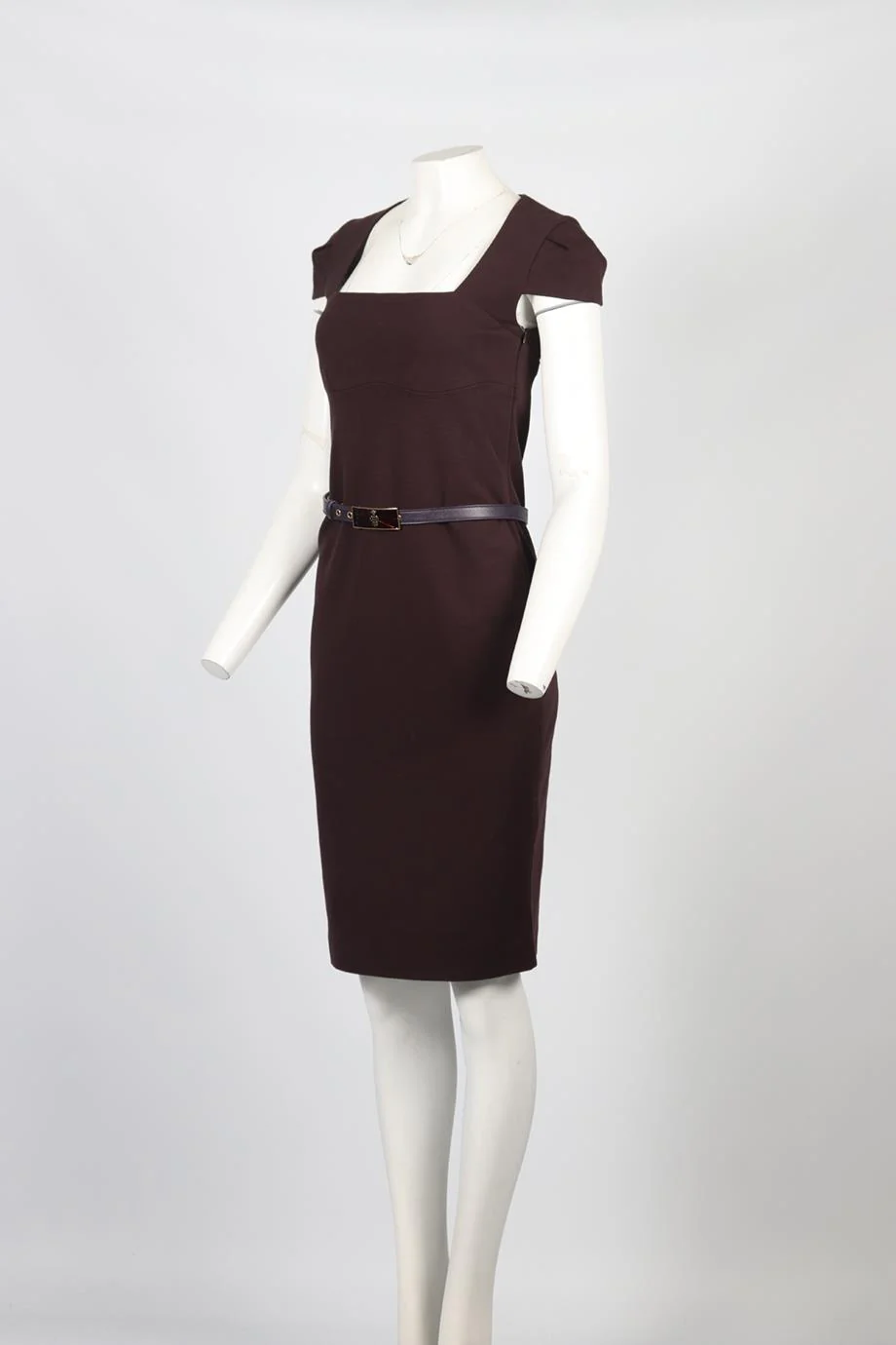 EMILIO PUCCI BELTED KNIT MIDI DRESS FR 42 UK 14 - Image 3