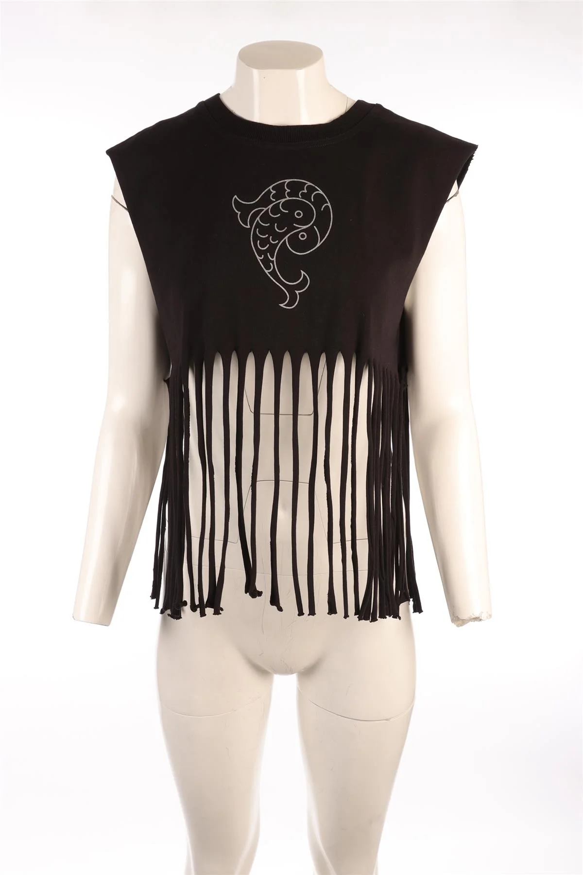 EMILIO PUCCI BLACK COTTON TOP MEDIUM - Image 2