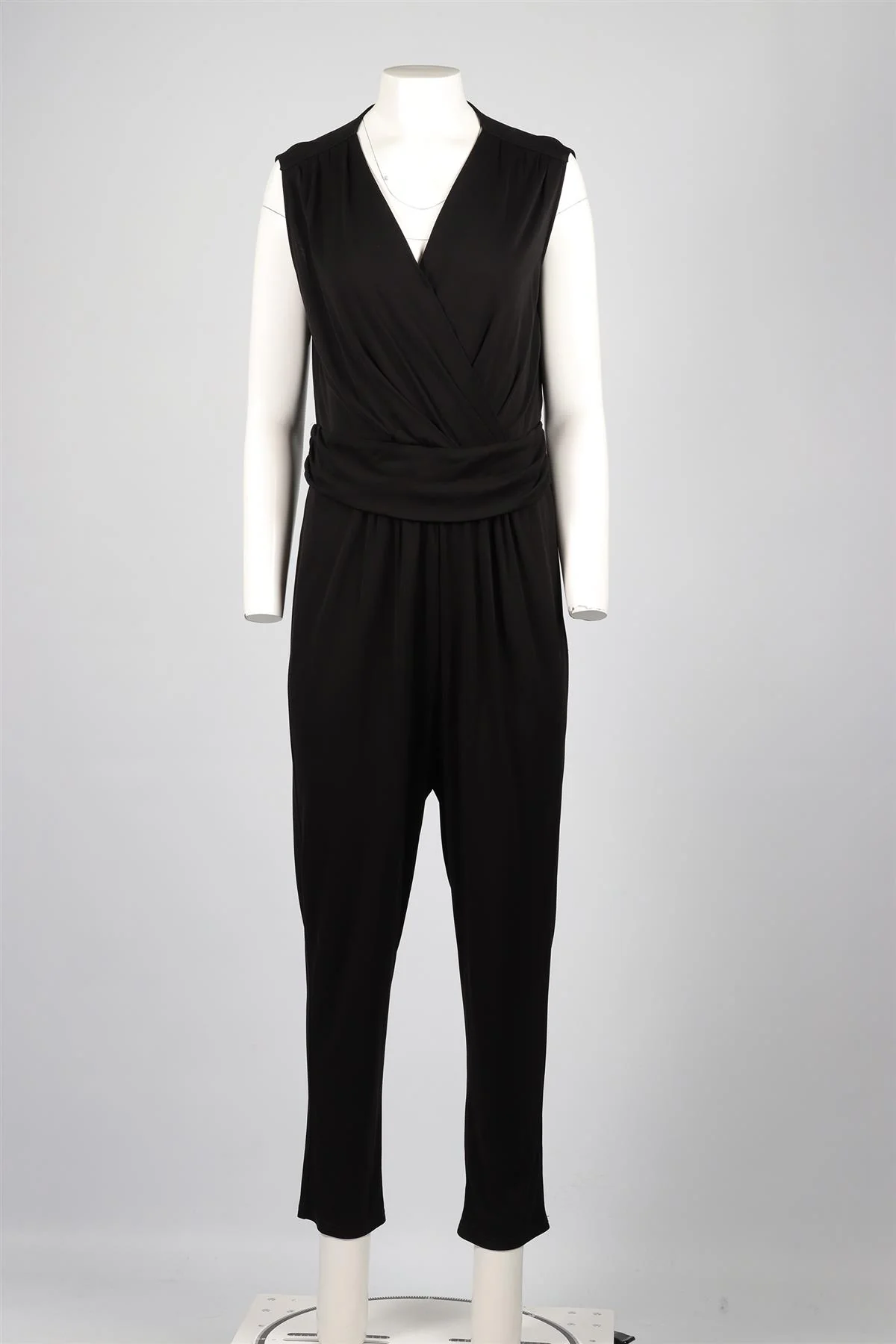 EMILIO PUCCI BLACK JERSEY JUMPSUIT IT 48 UK 16 - Image 2