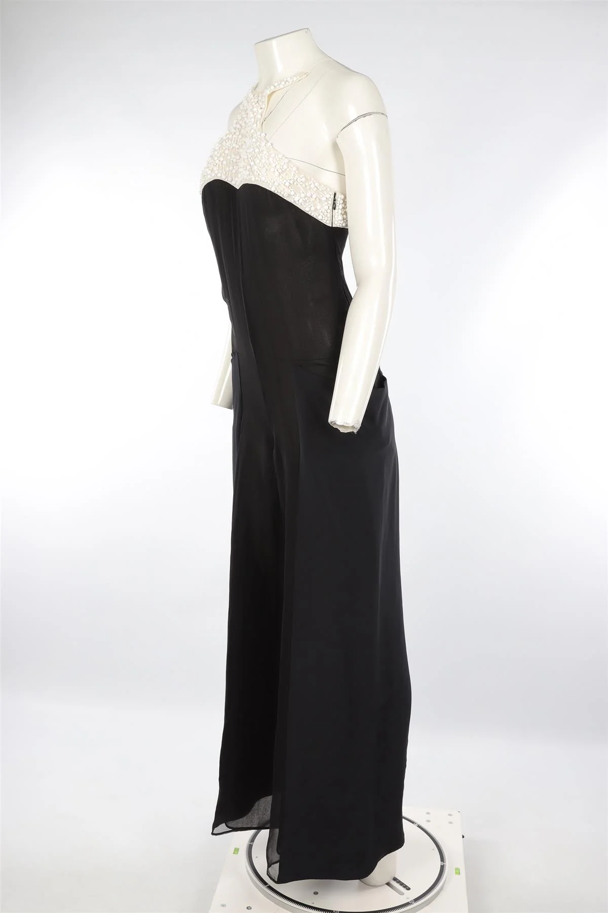 EMILIO PUCCI BLACK SILK JUMPSUIT IT 40 UK 8 - Image 3