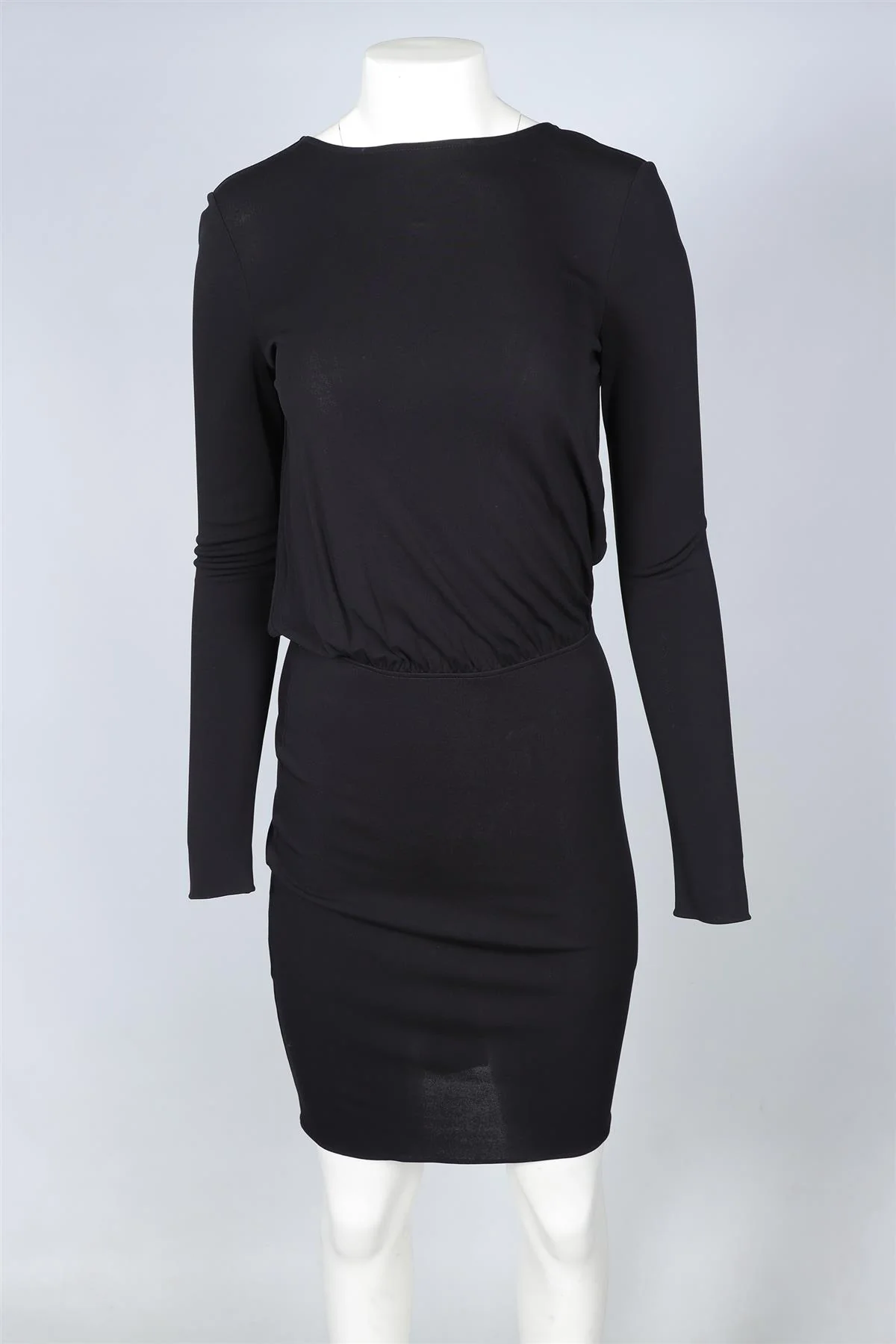 EMILIO PUCCI BLACK SILK MINI DRESS IT 40 UK 8 - Image 2