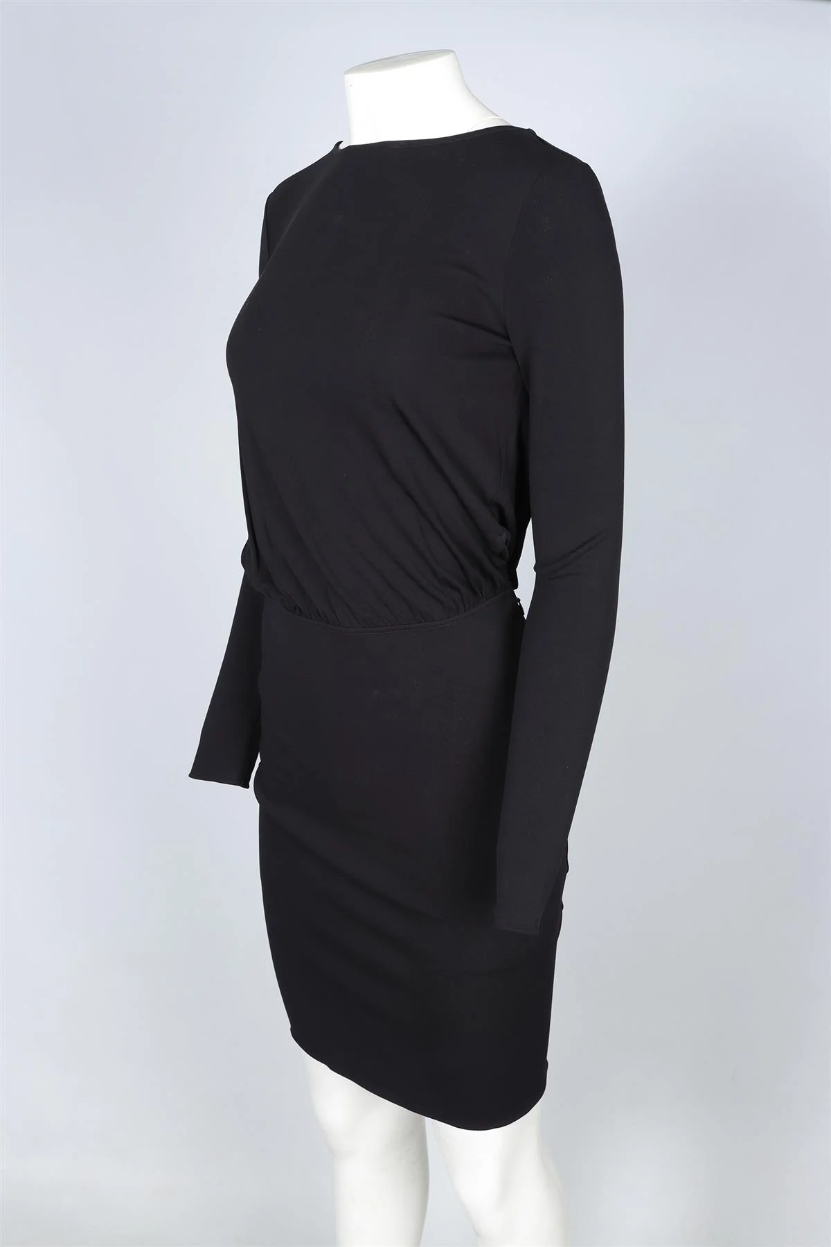 EMILIO PUCCI BLACK SILK MINI DRESS IT 40 UK 8 - Image 3