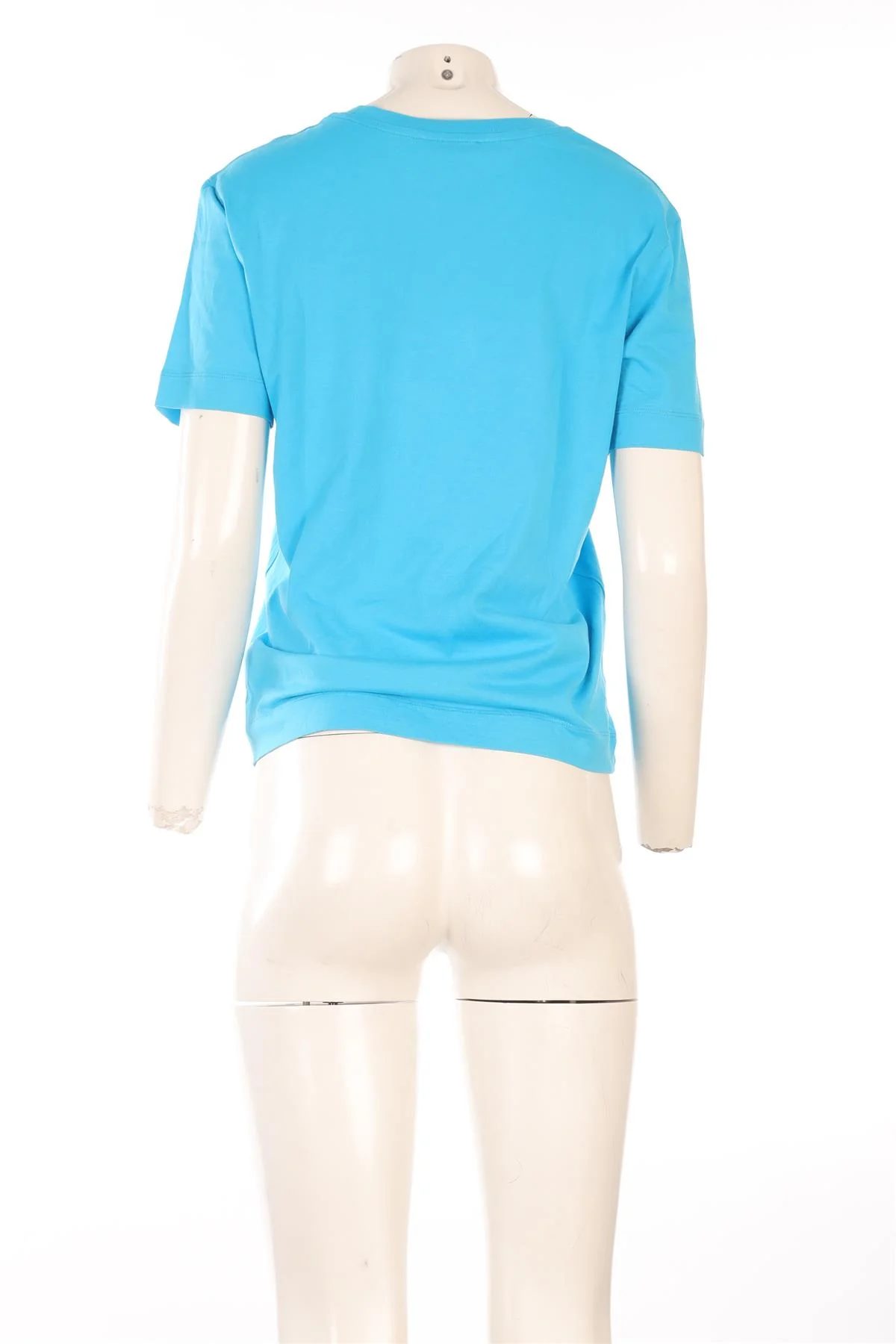 EMILIO PUCCI BLUE COTTON T-SHIRT MEDIUM - Image 4