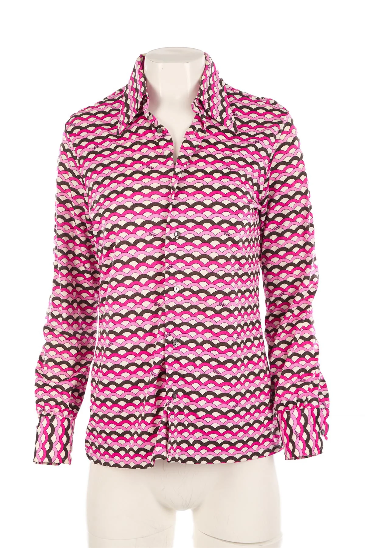 EMILIO PUCCI BY CHESA MULTI 1960-1970'S SHIRT UK 12 - Image 2