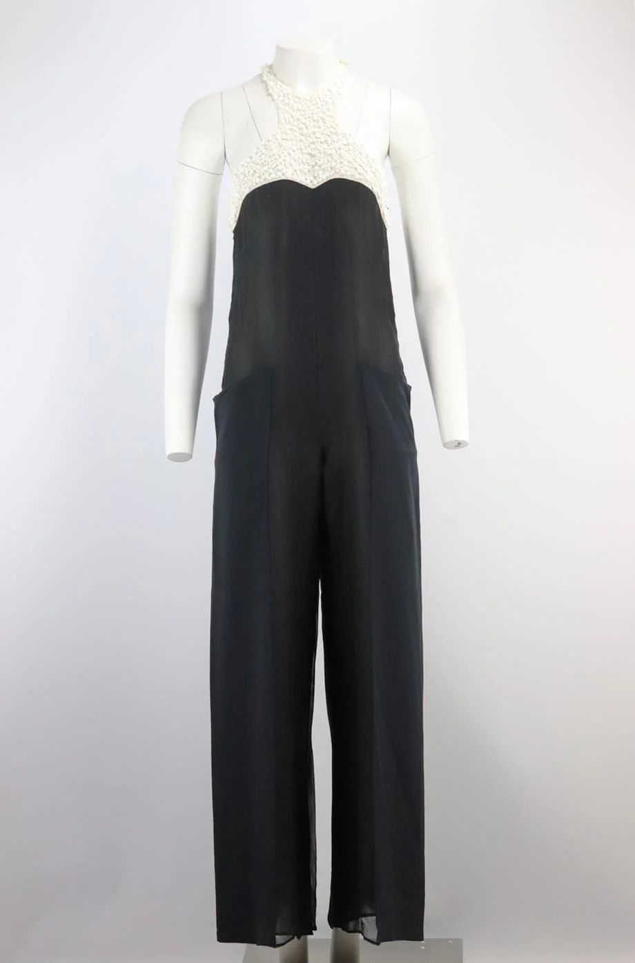 EMILIO PUCCI EMBELLISHED SILK JUMPSUIT IT 40 UK 8 - Image 2