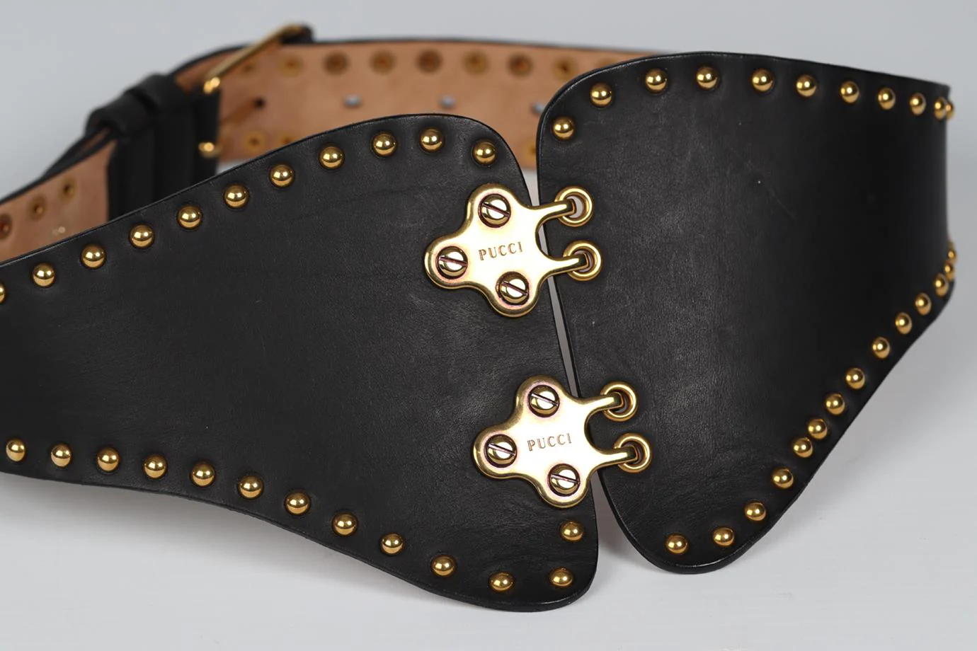 EMILIO PUCCI LEATHER WAIST BELT SMALL - Image 6
