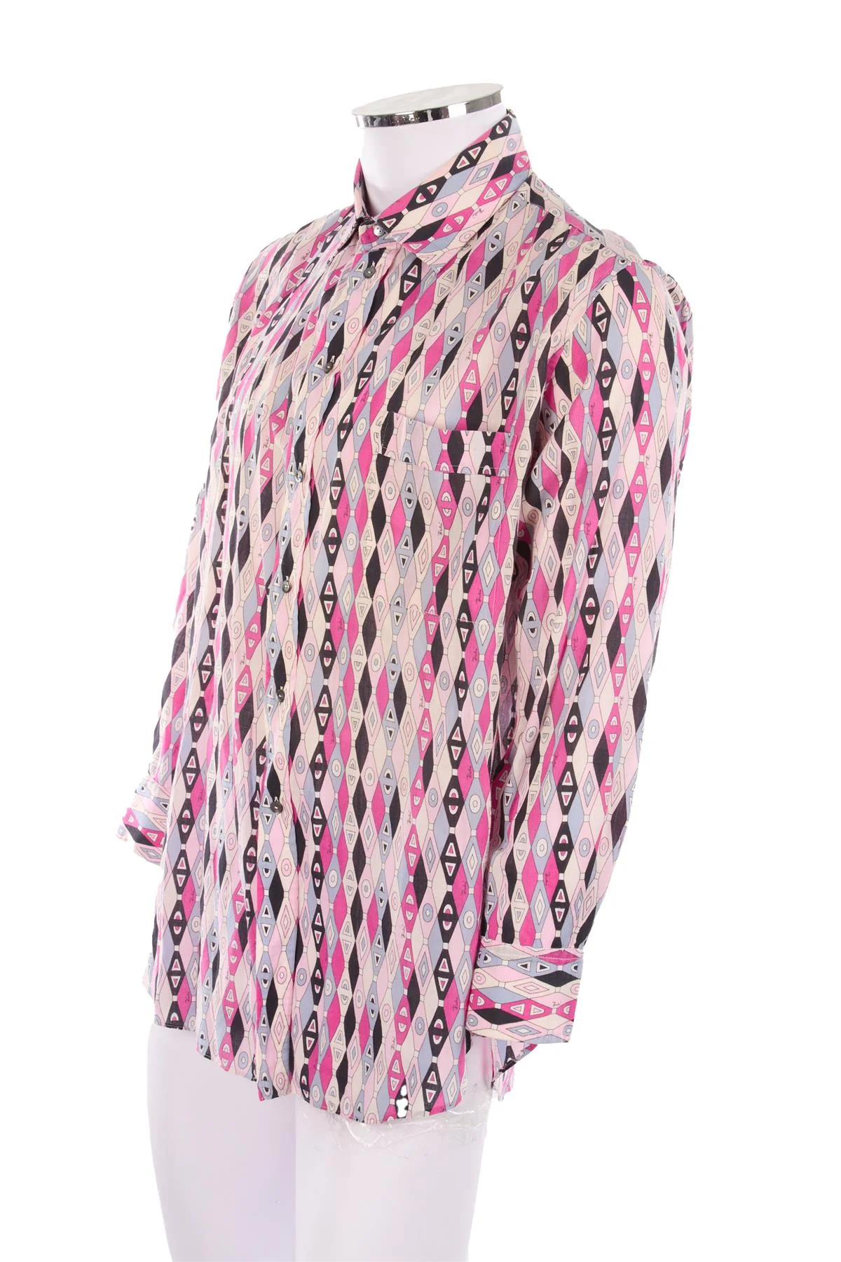 EMILIO PUCCI MULTI MEN'S 1970'S SHIRT IT 46 - Image 3