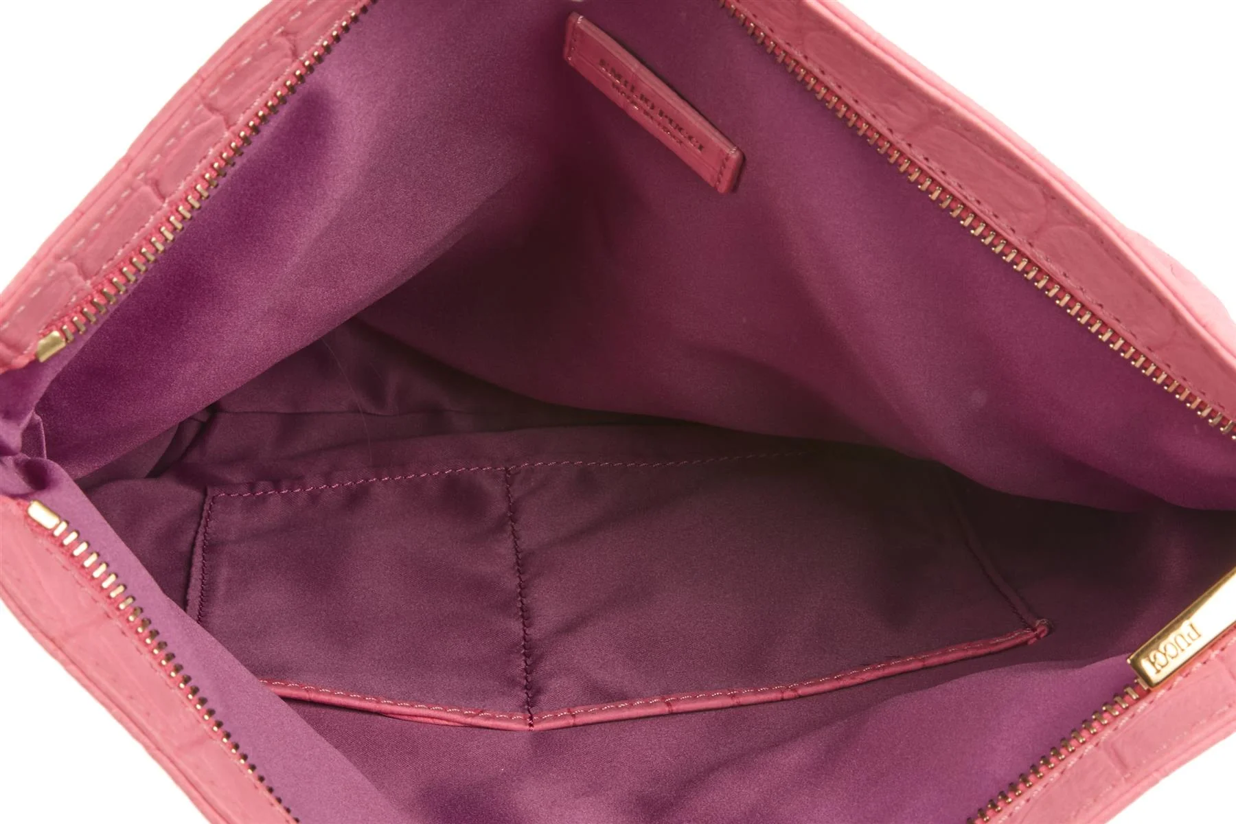 EMILIO PUCCI PINK NUBUCK CLUTCH - Image 9