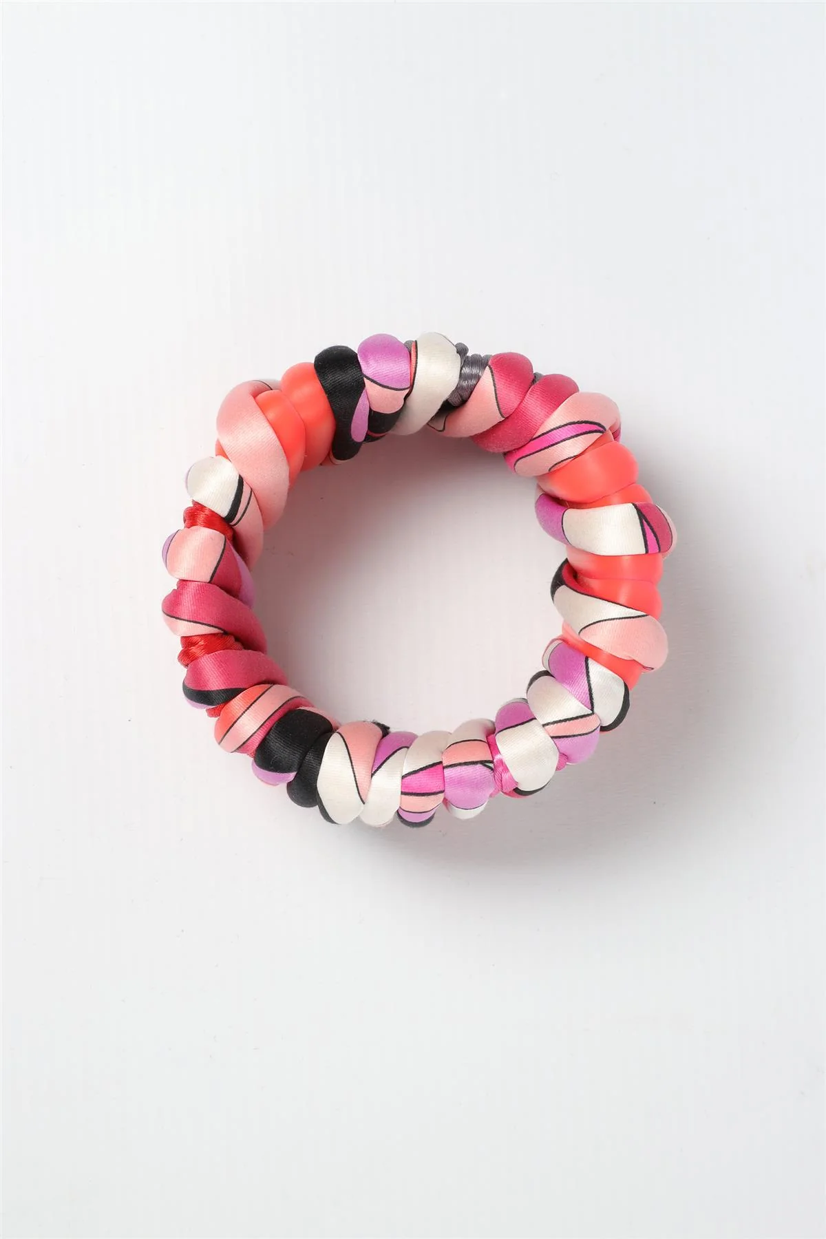 EMILIO PUCCI PINK SILK BANGLE - Image 3