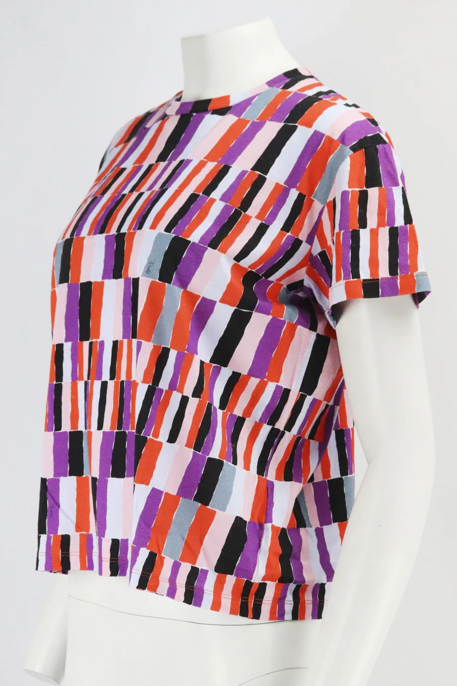EMILIO PUCCI PRINTED COTTON JERSEY T-SHIRT MEDIUM - Image 3